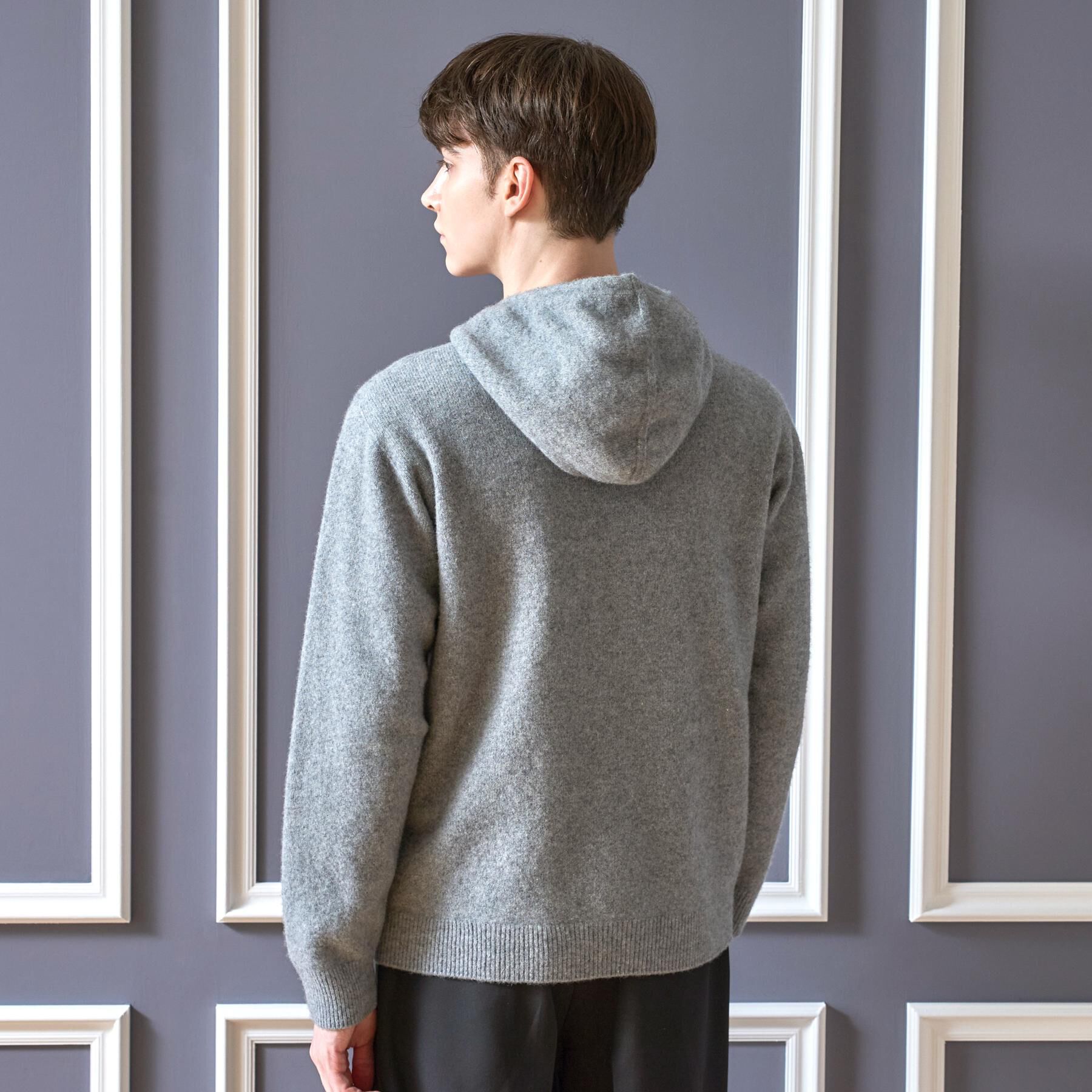 DRESSTERIOR「◆ホールガーメント（R） ウールカシミヤ ジップパーカー」|パーカー|