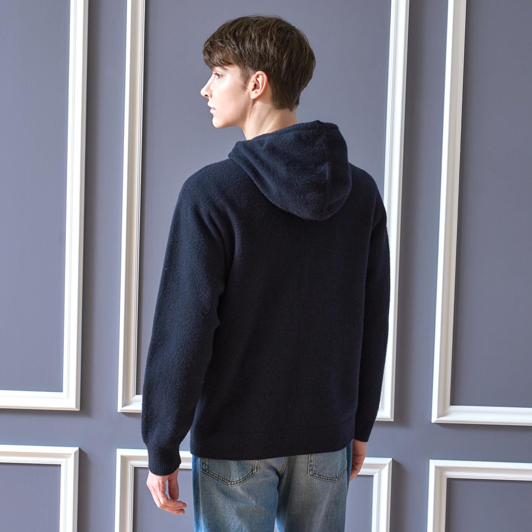 DRESSTERIOR「◆ホールガーメント（R） ウールカシミヤ ジップパーカー」|パーカー|