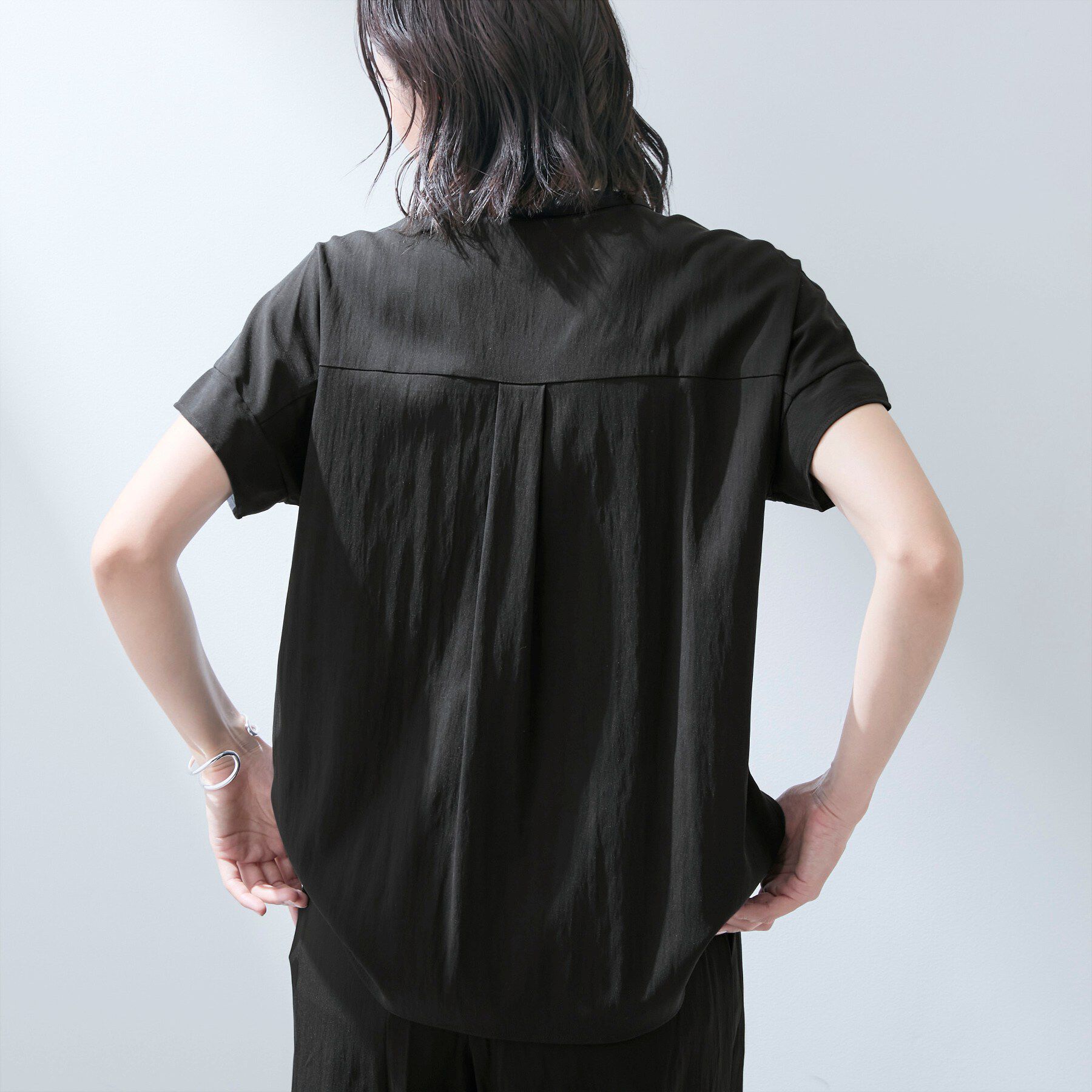 INDIVI「【洗える／SETUP可能】スキッパーブラウス」|シャツ・ブラウス|