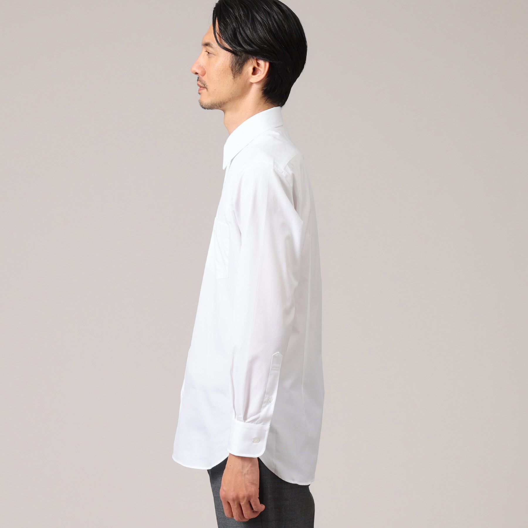 TAKEO KIKUCHI「【ベーシック】100双 ブロード レギュラーカラー シャツ」|シャツ・ブラウス|