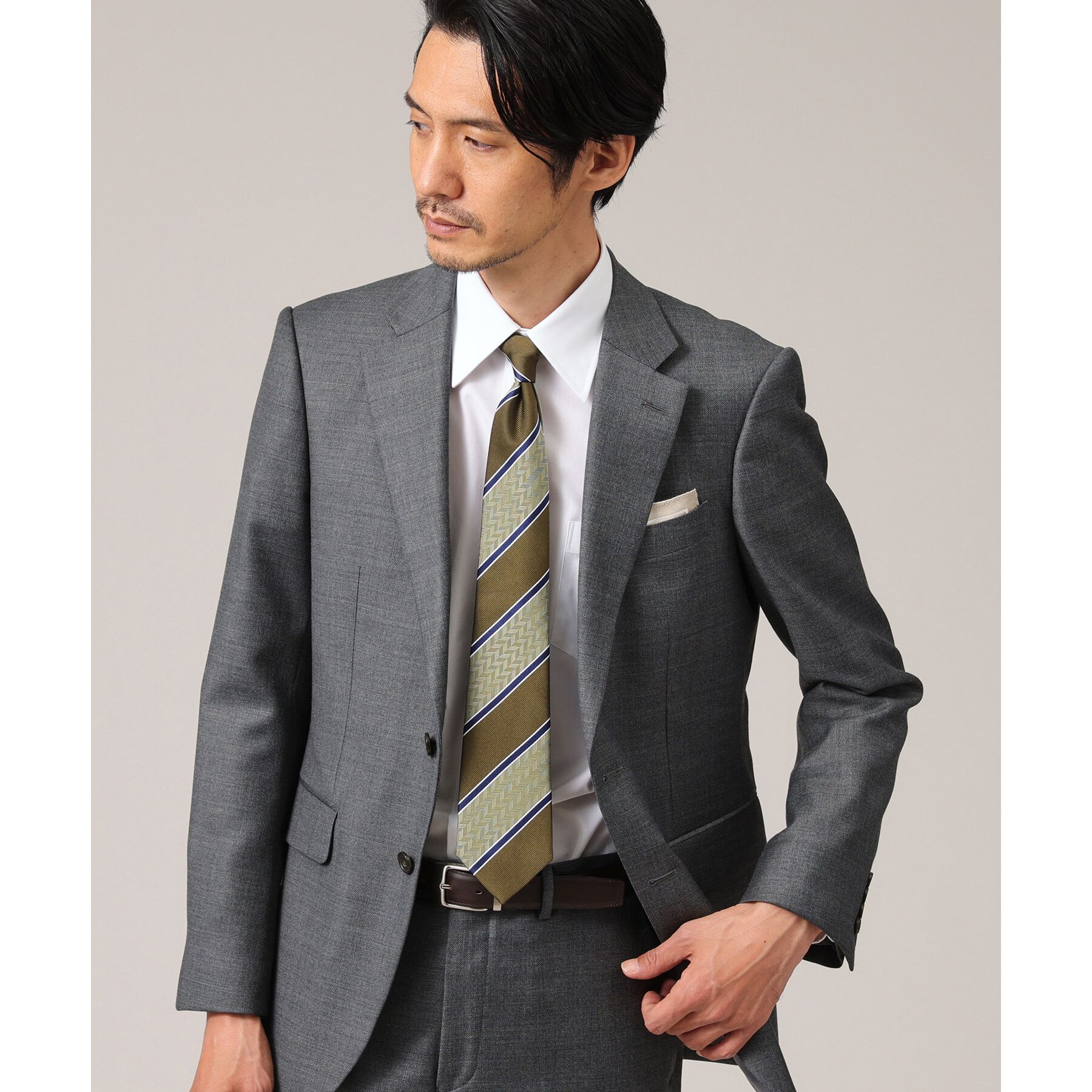 TAKEO KIKUCHI「【ベーシック】100双 ブロード レギュラーカラー シャツ」|シャツ・ブラウス|