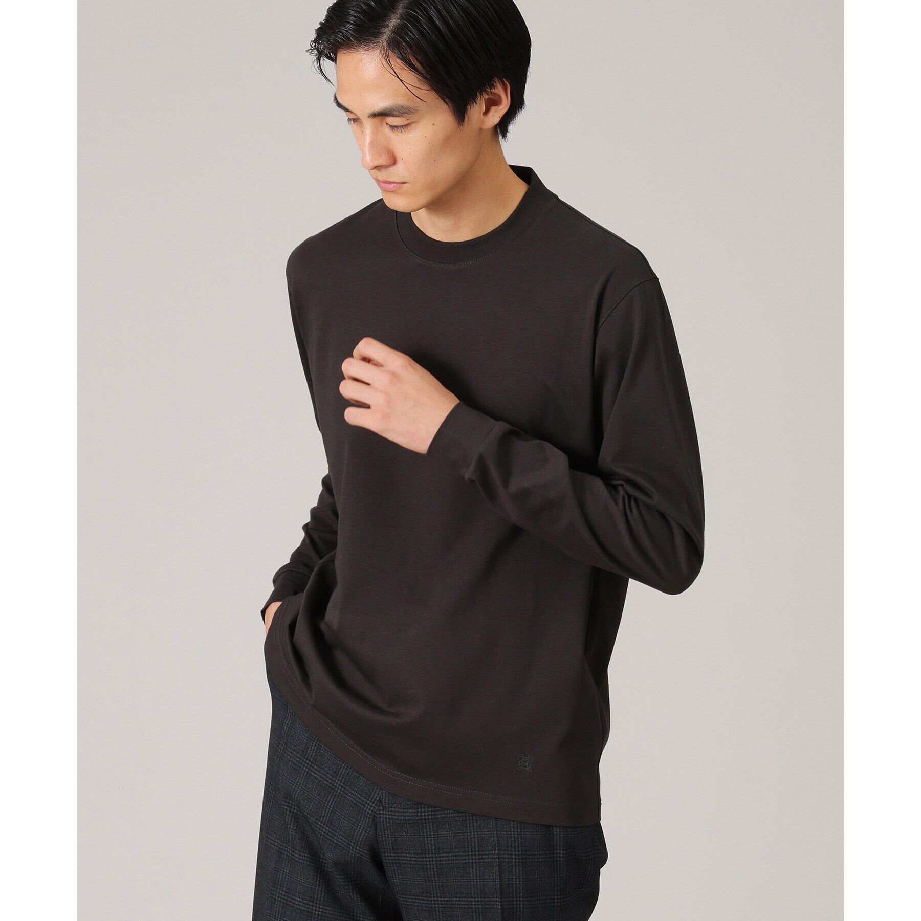 TAKEO KIKUCHI「【抗菌防臭/ジャケット対応】テーラード 長袖Tシャツ」|Tシャツ・カットソー|