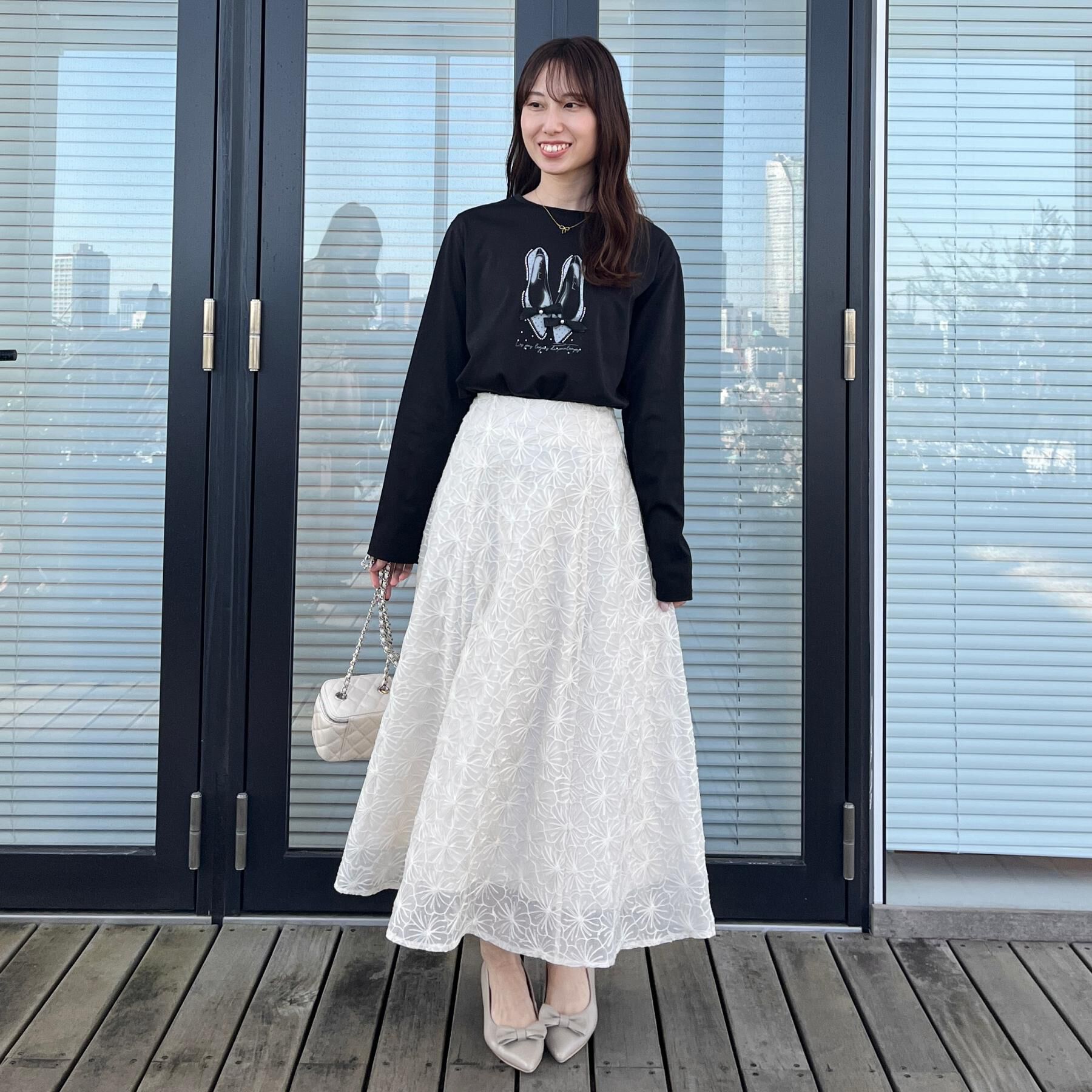 Couture broach「【綿100％・洗える】パリジェンヌ プリントTシャツ」|Tシャツ・カットソー|