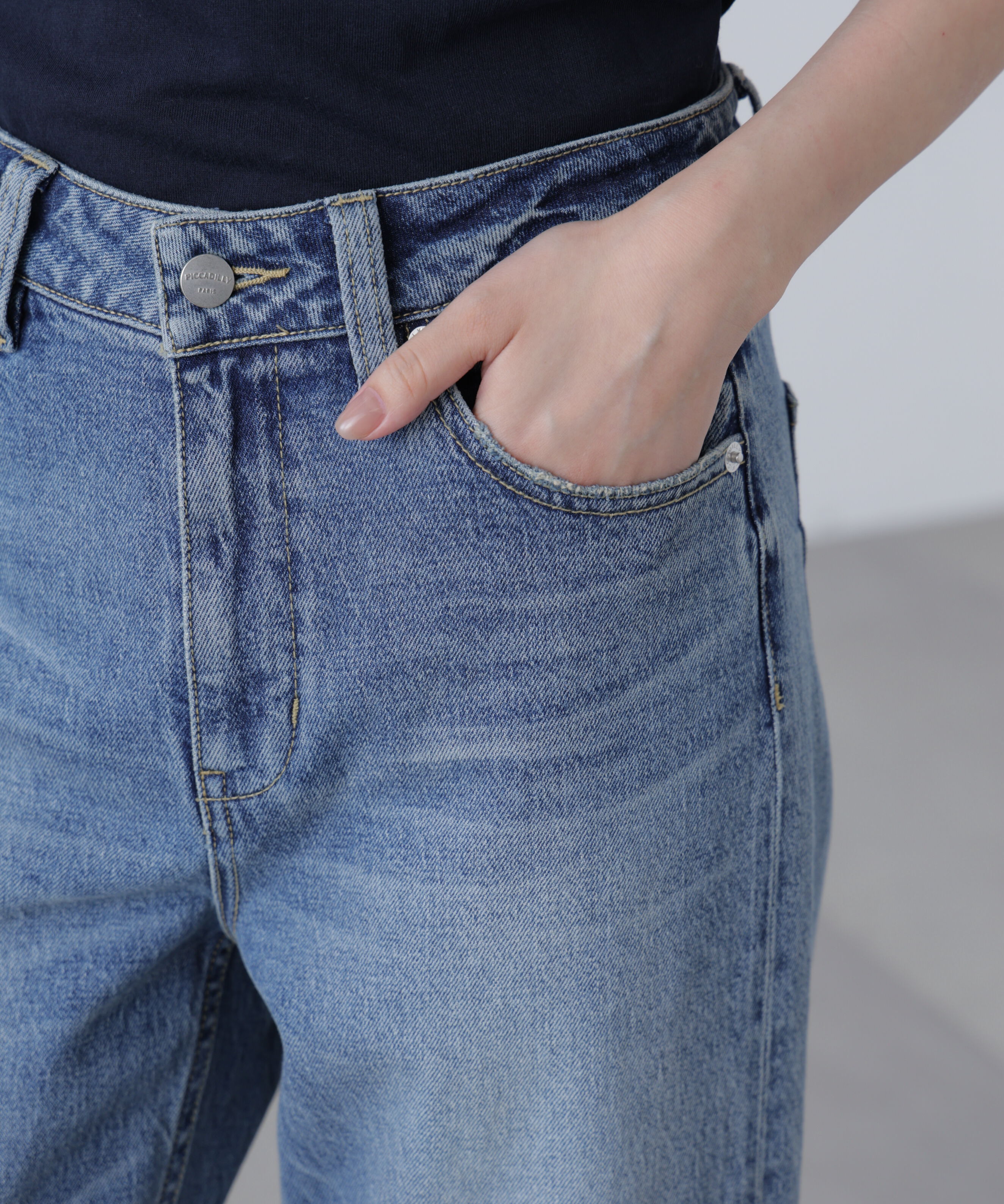  「〈フリーズマート別注〉PICCADILLY ベーシックワイドデニムパンツ」|その他|