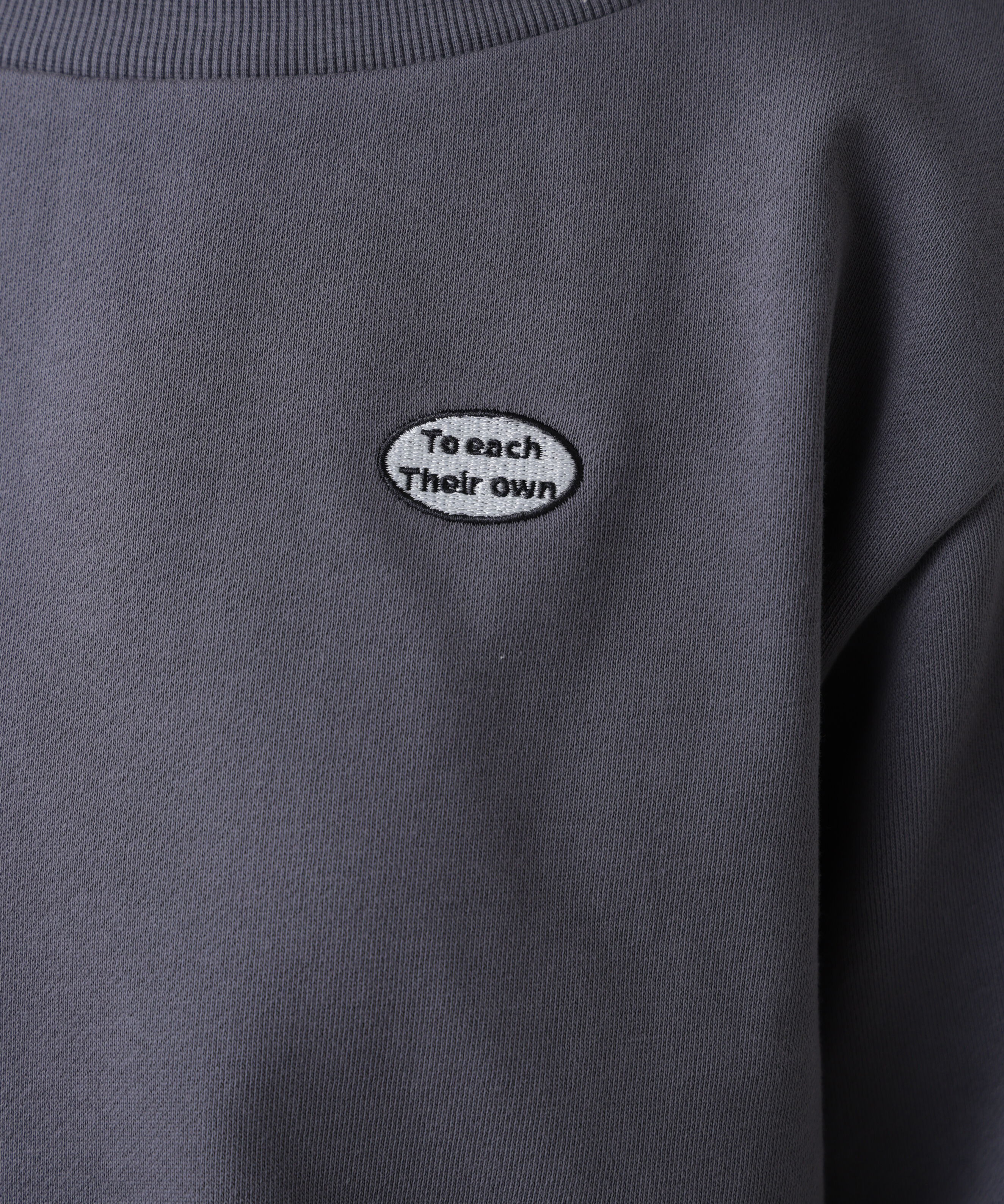  「オフショルワンポイント刺繍スウェット」|Tシャツ・カットソー|