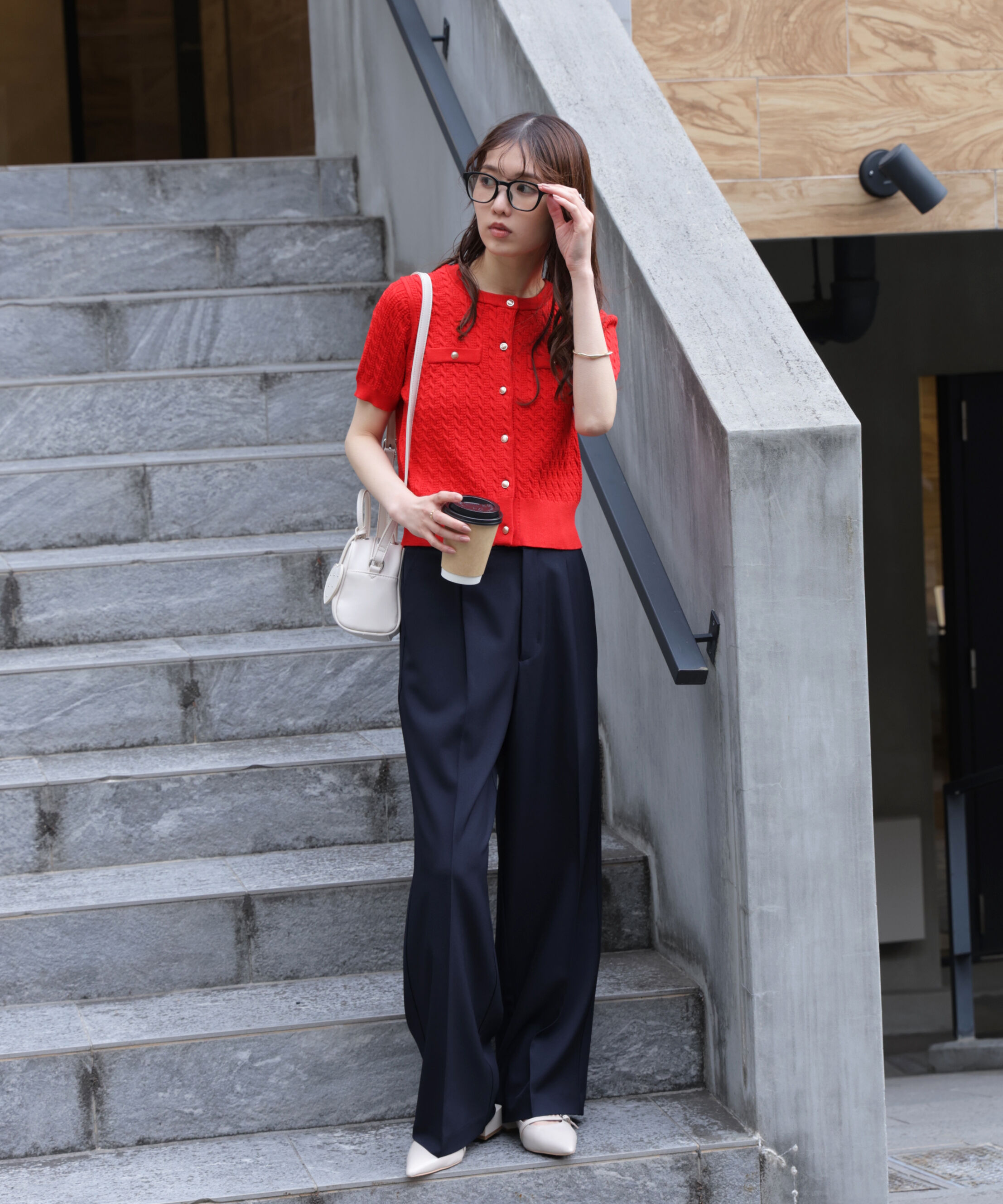  「ﾜﾝﾀｯｸﾜｲﾄﾞﾊﾟﾝﾂ[切らずに履ける身長別ｻｲｽﾞ/低身長/高身 」|その他|