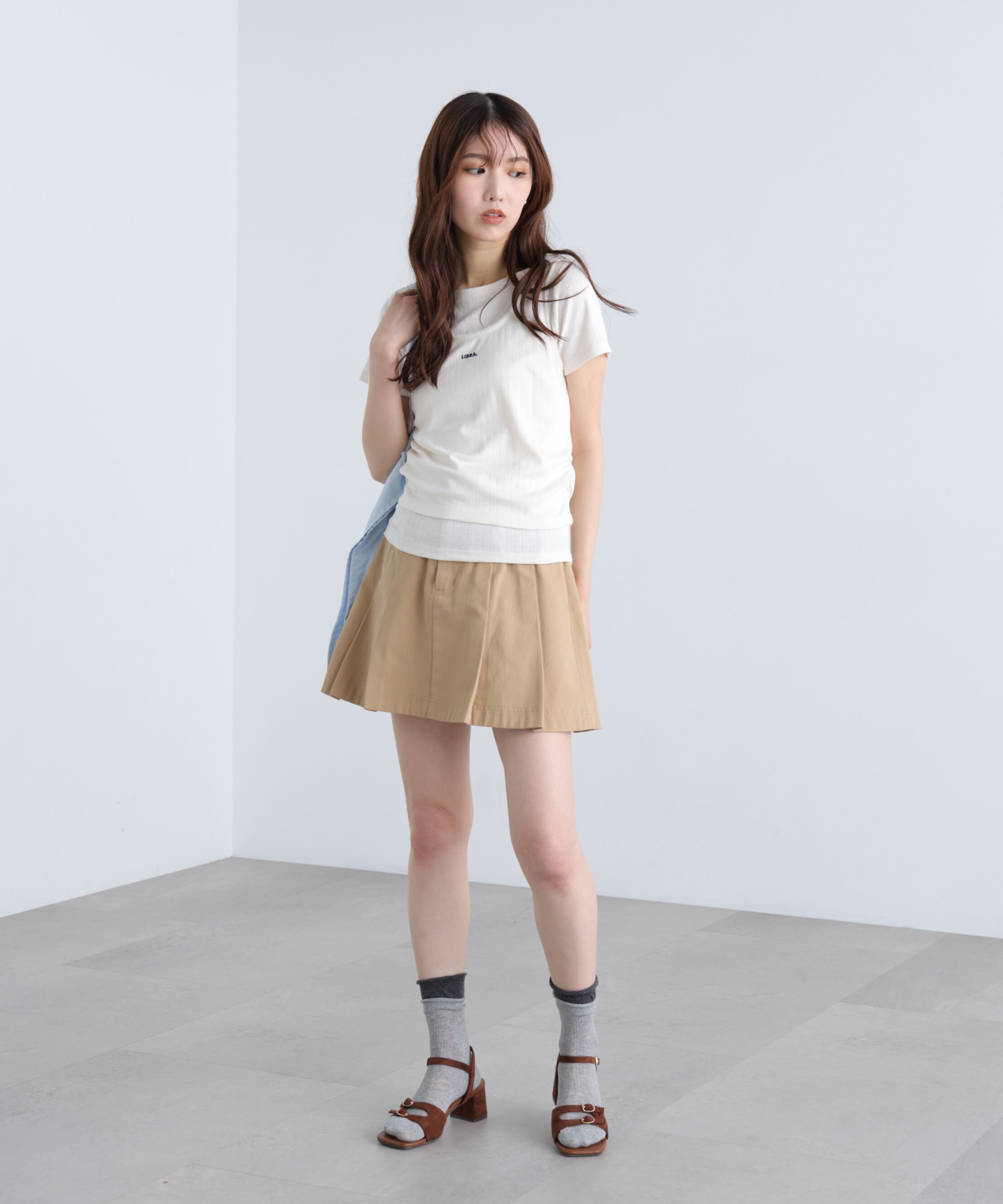  「針抜きテレコTシャツタンクセット」|Tシャツ・カットソー|