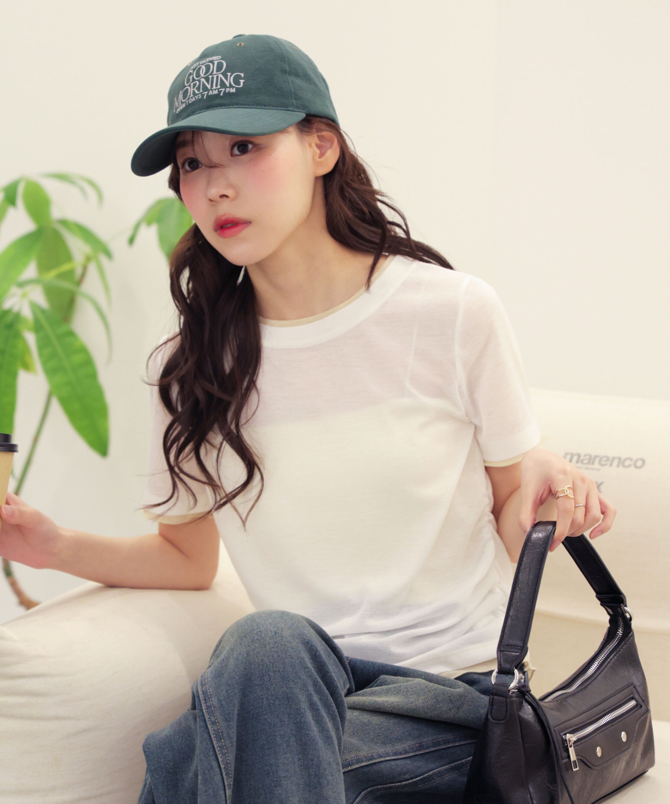  「レイヤード風半袖カットソー」|Tシャツ・カットソー|