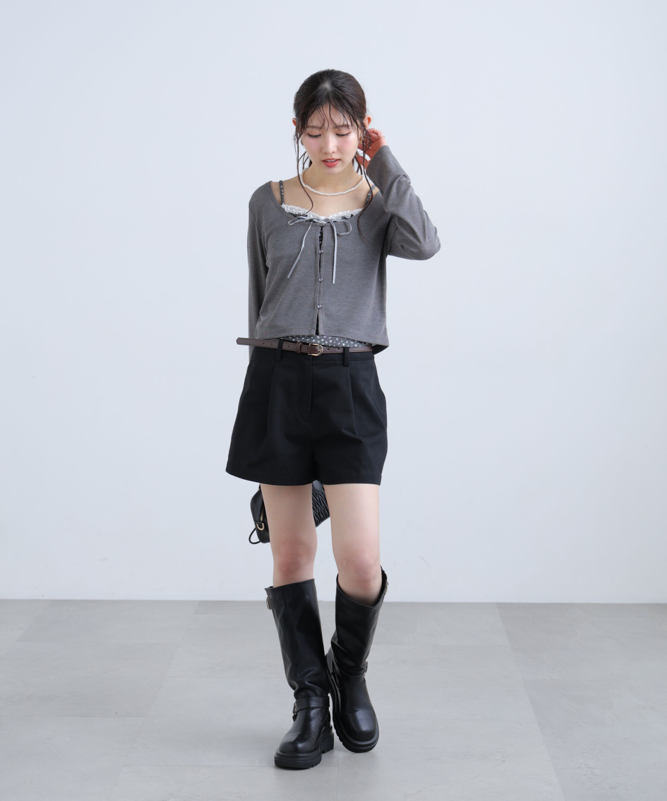  「ベルト付きショートパンツ」|その他|