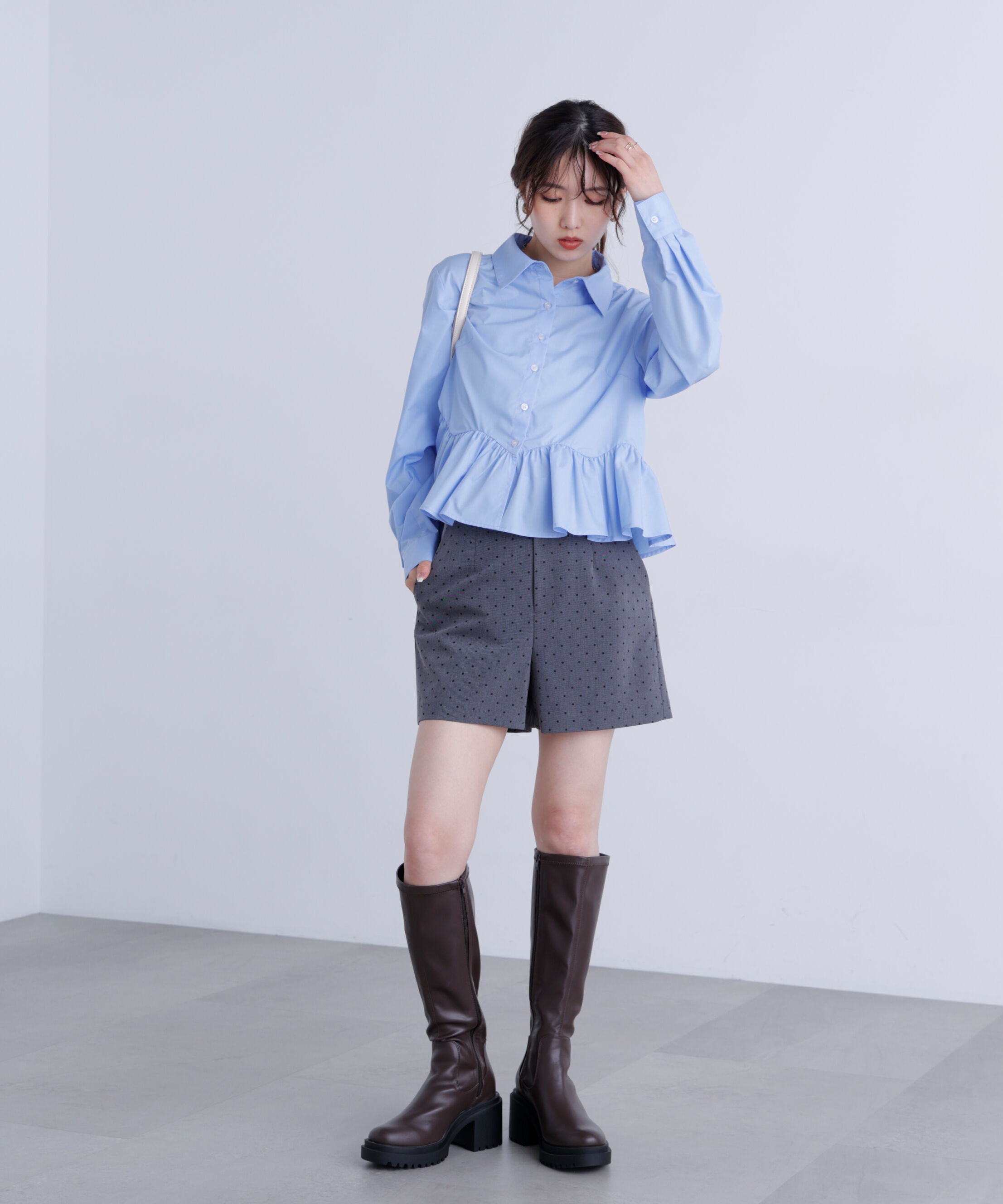  「〈セットアップ対応〉ハイウエストショートパンツ」|その他|