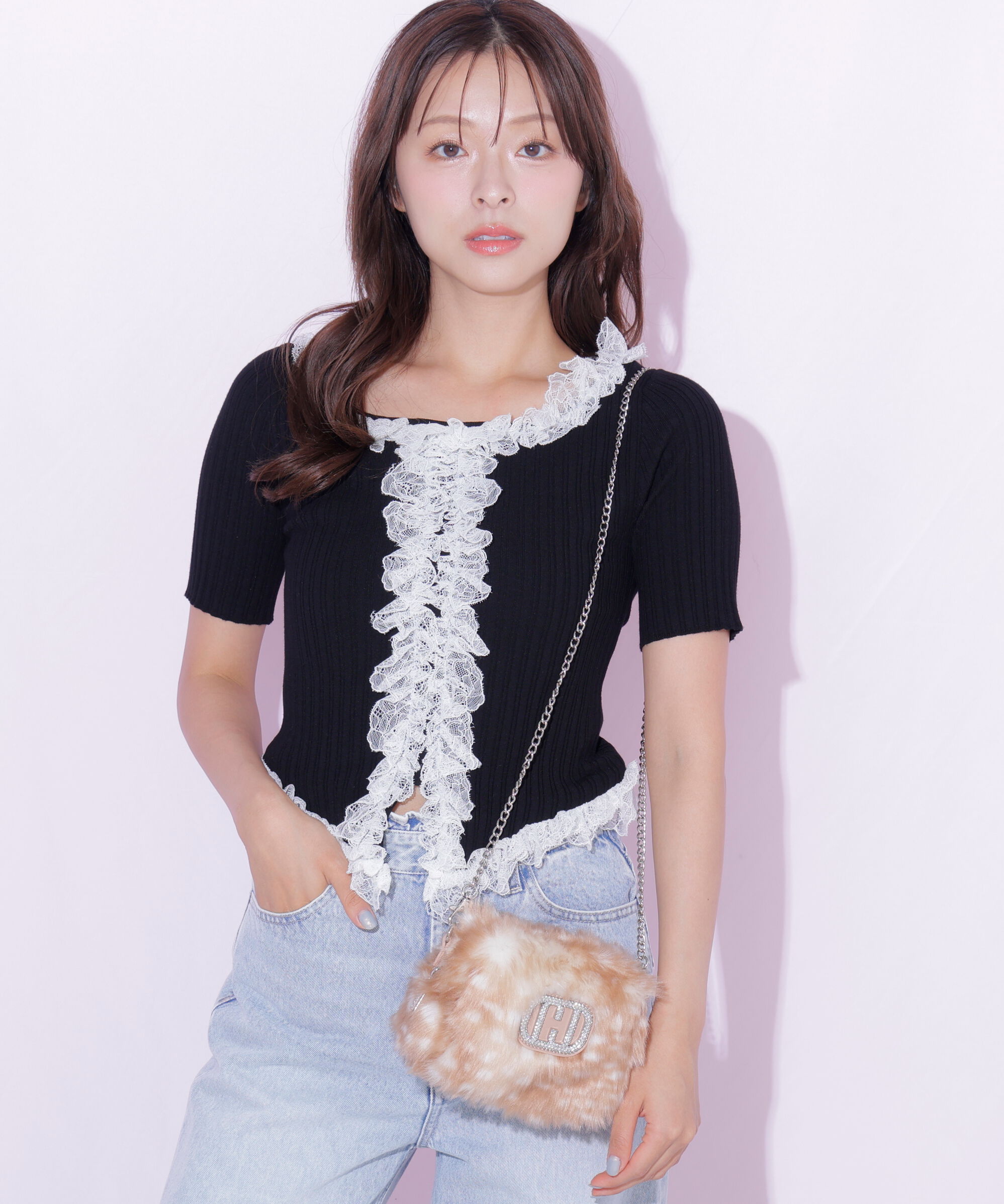  「Wink J フェイクファーポシェット」|その他|