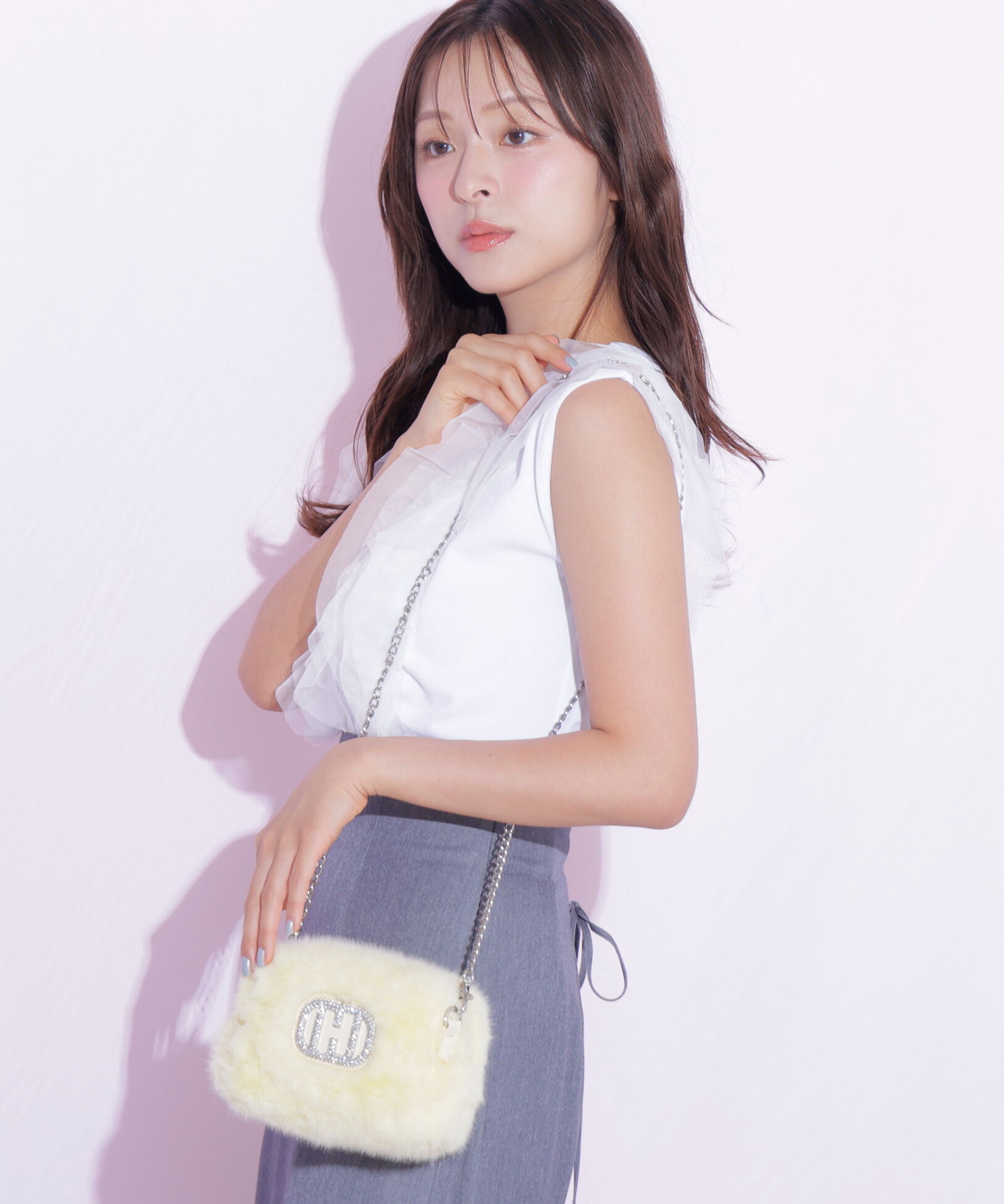  「Wink J フェイクファーポシェット」|その他|