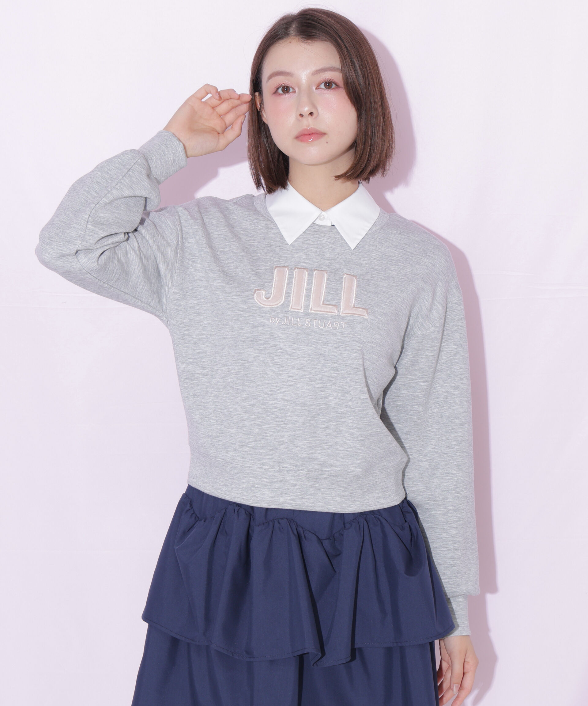  「フェイクファーロゴスウェット」|Tシャツ・カットソー|