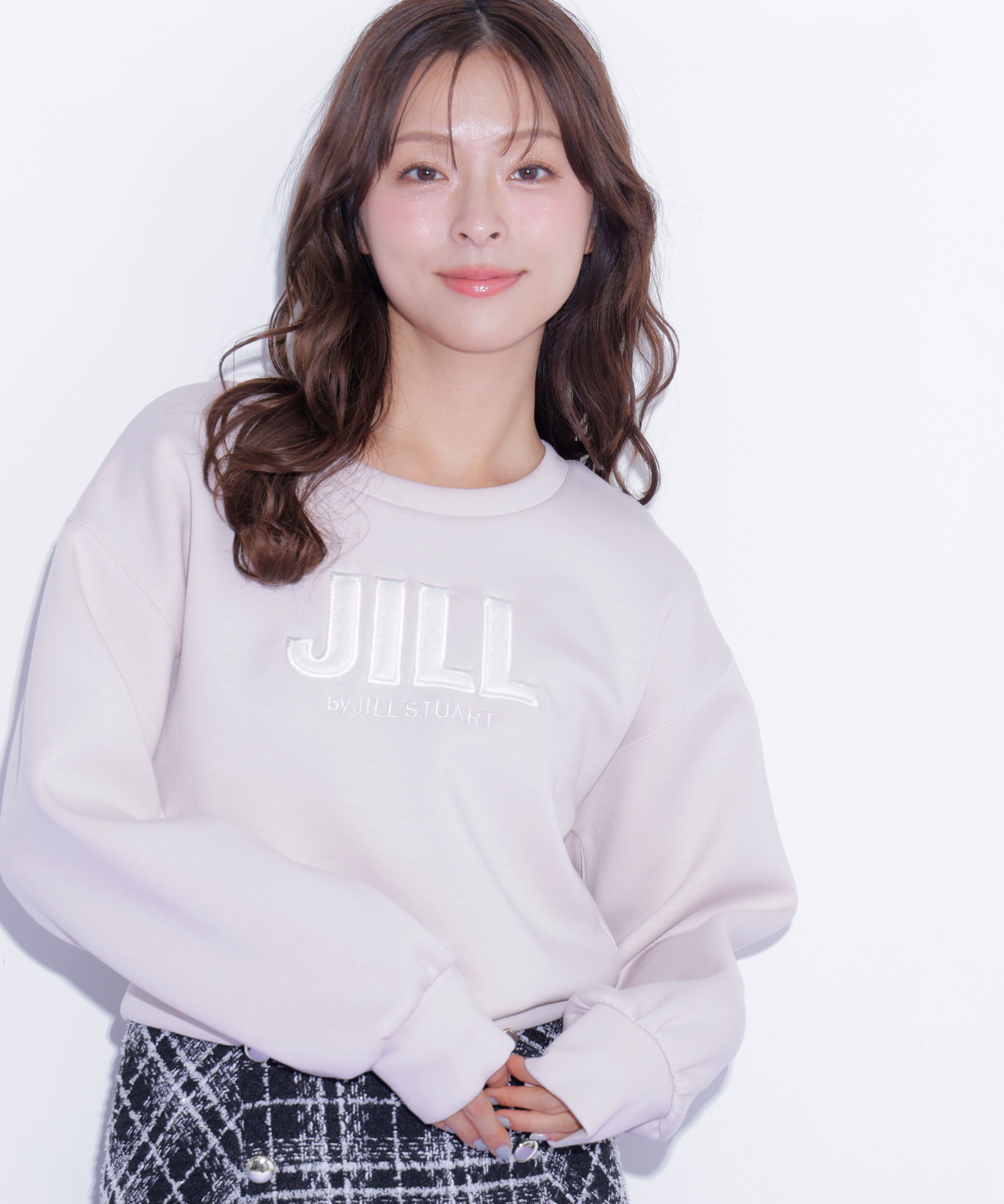  「フェイクファーロゴスウェット」|Tシャツ・カットソー|ピンク
