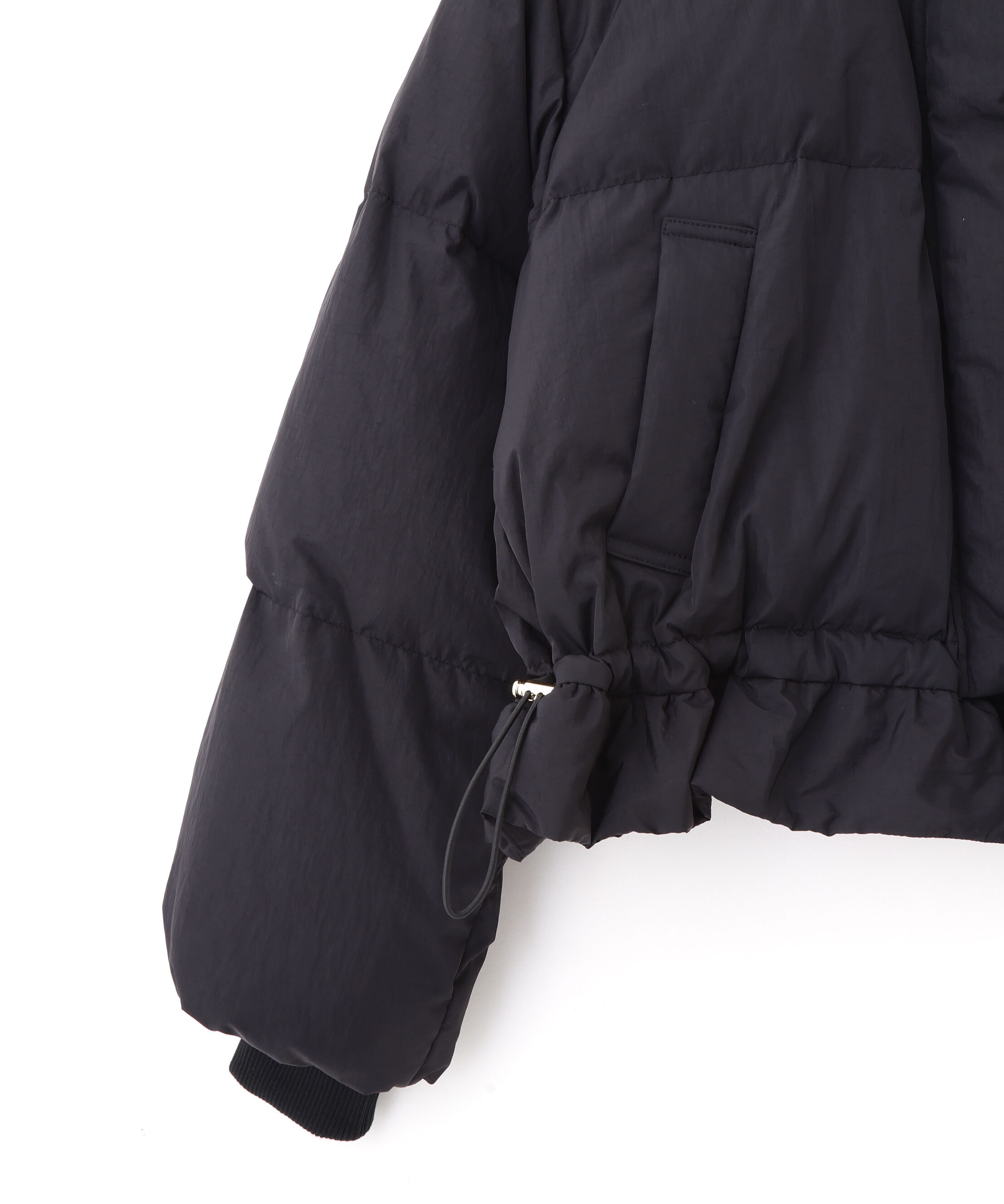  「フェイクファー付きペプラムショートダウン 26AW」|その他|