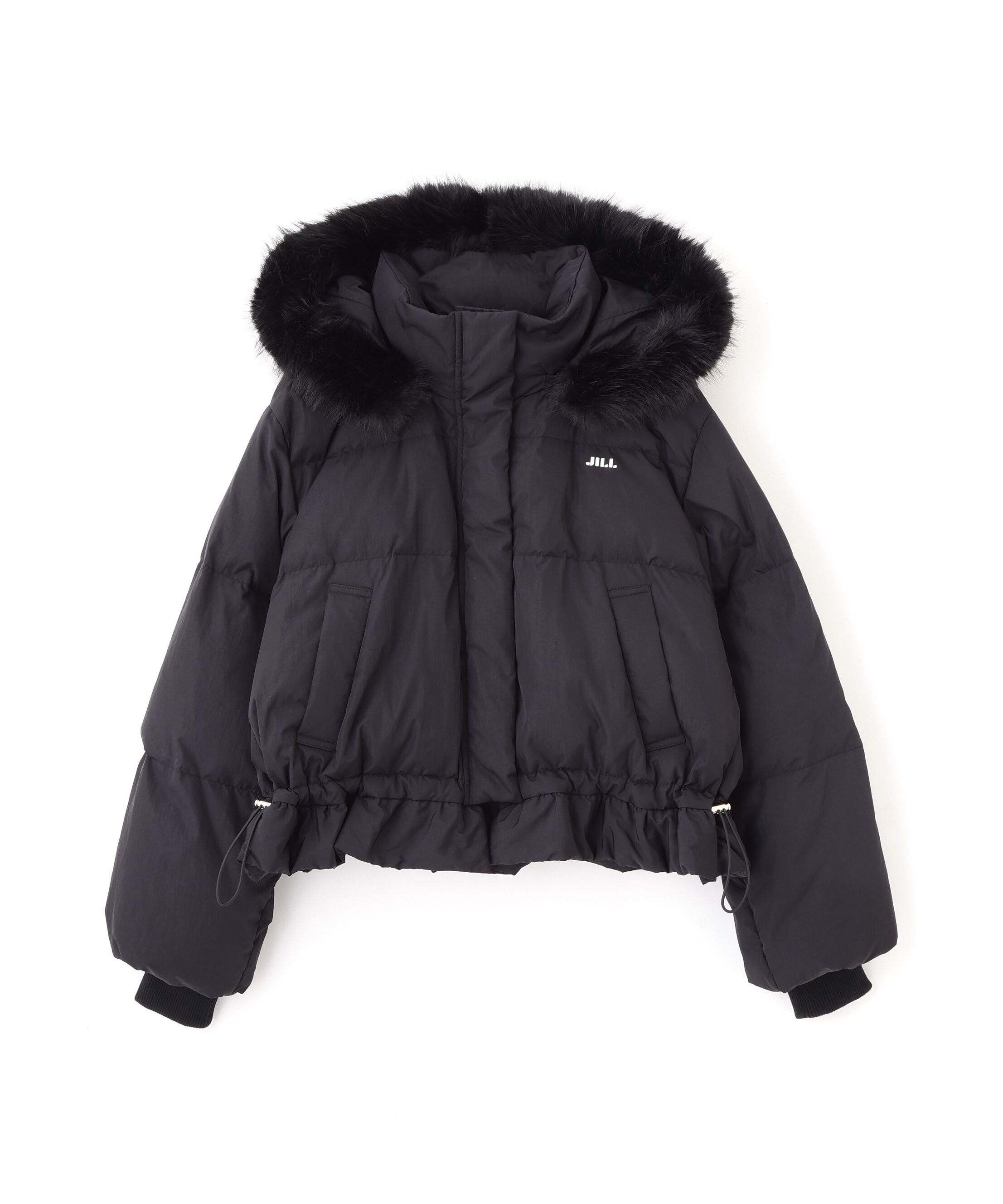  「フェイクファー付きペプラムショートダウン 26AW」|その他|