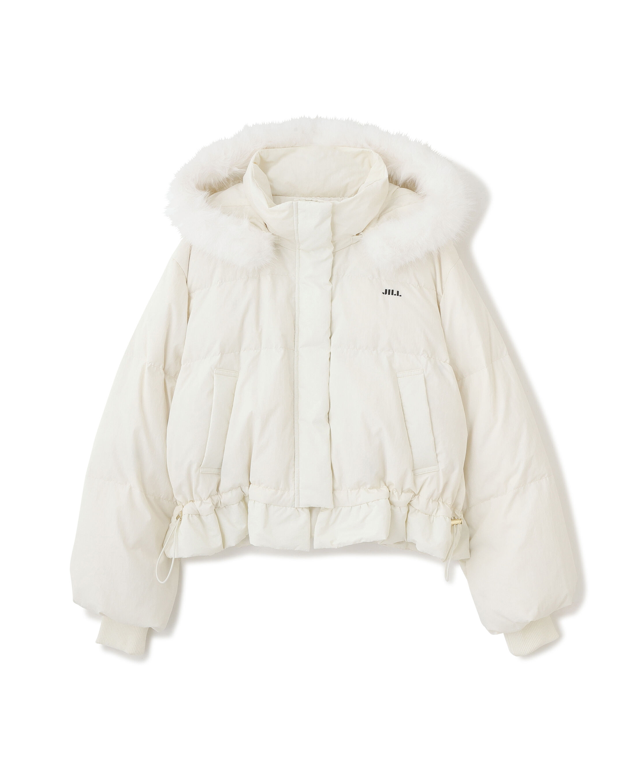  「フェイクファー付きペプラムショートダウン 26AW」|その他|