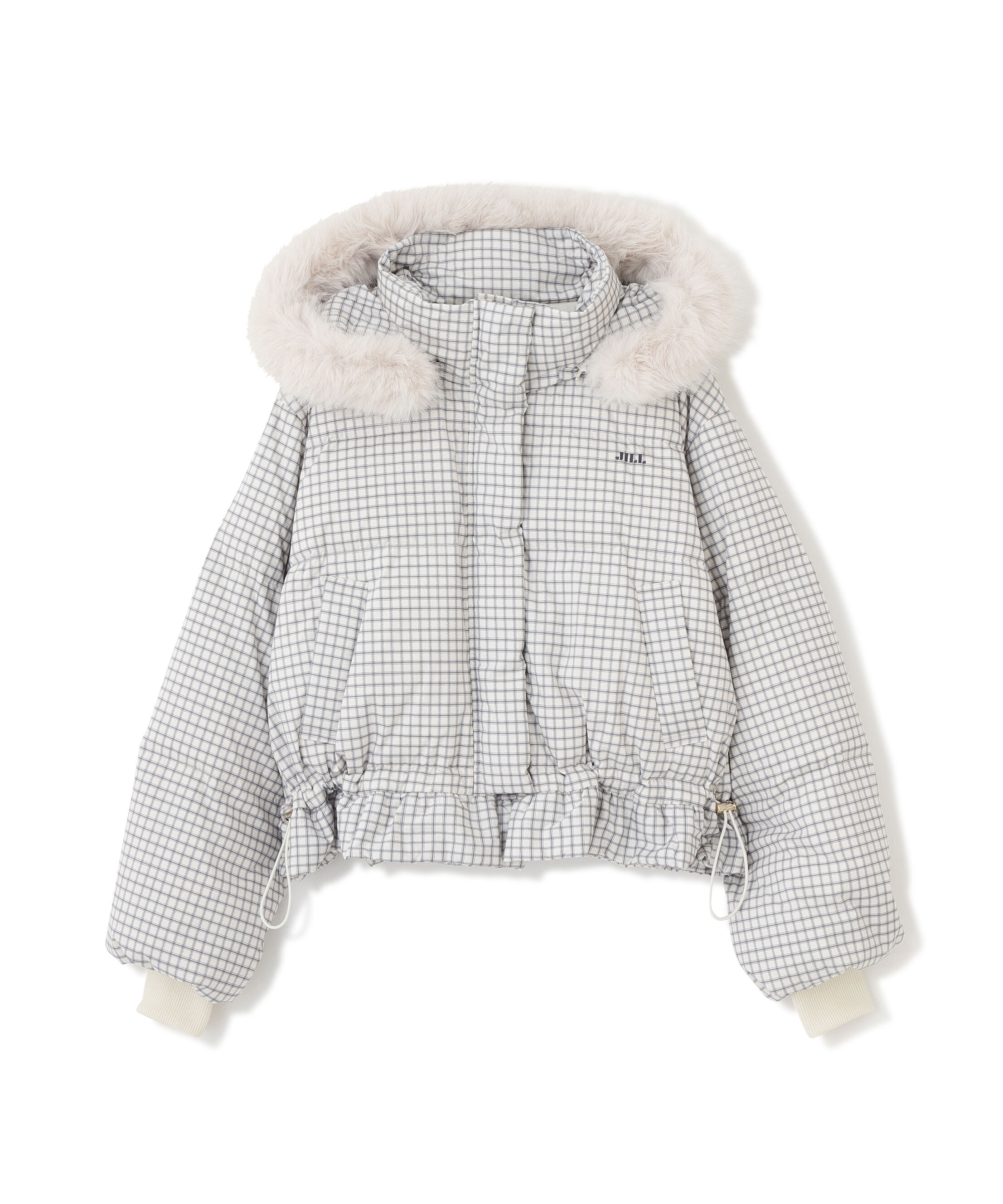  「フェイクファー付きペプラムショートダウン 26AW」|その他|