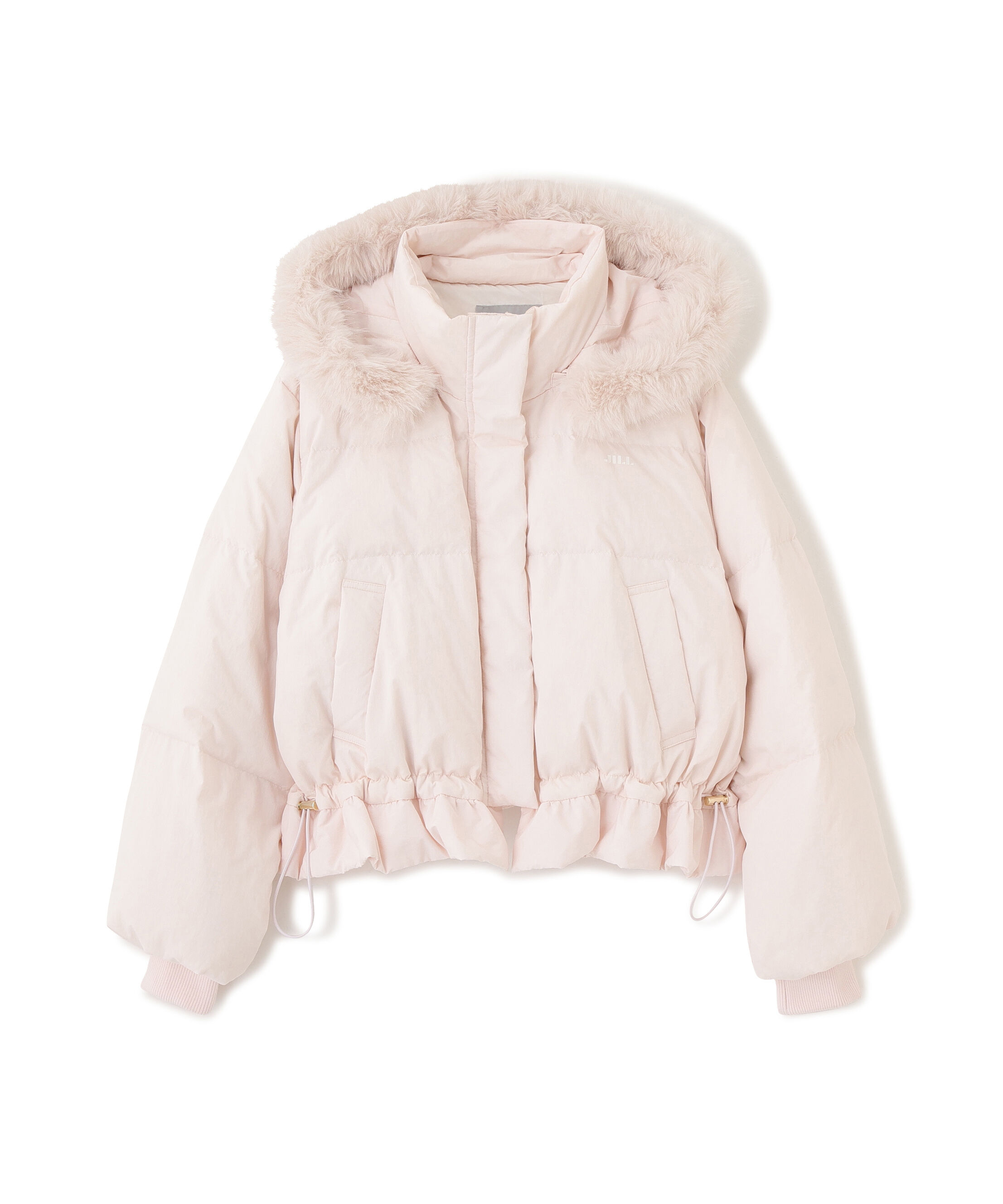  「フェイクファー付きペプラムショートダウン 26AW」|その他|