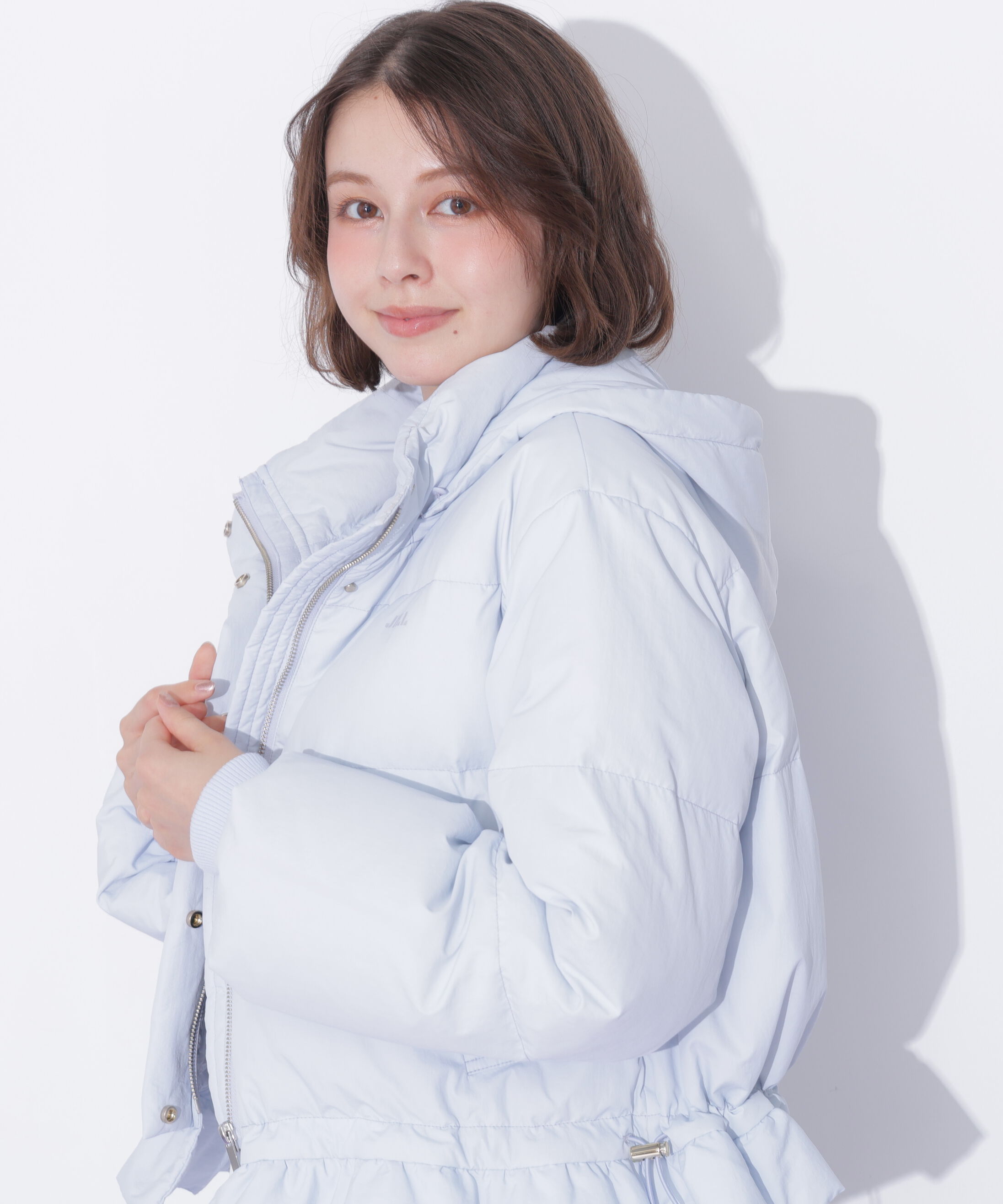  「フェイクファー付きペプラムショートダウン 26AW」|その他|