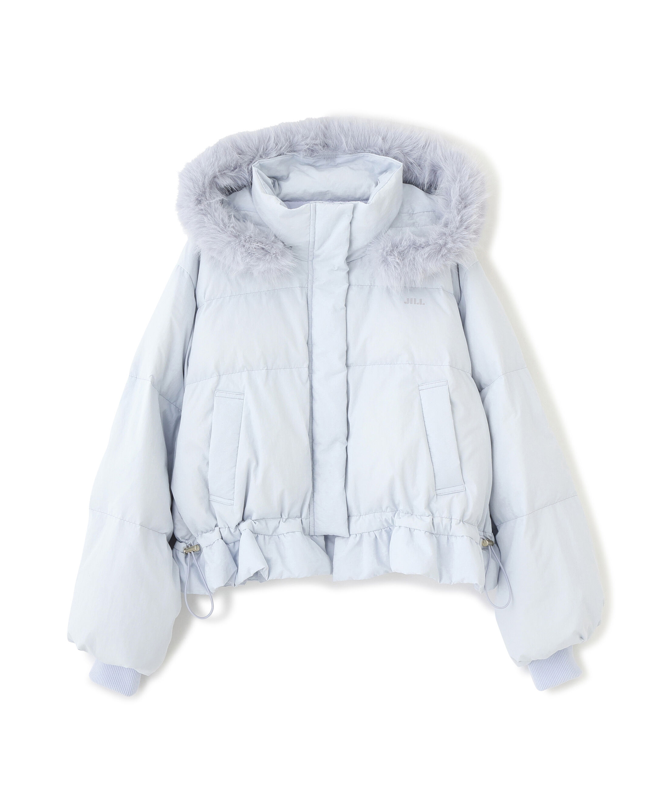  「フェイクファー付きペプラムショートダウン 26AW」|その他|