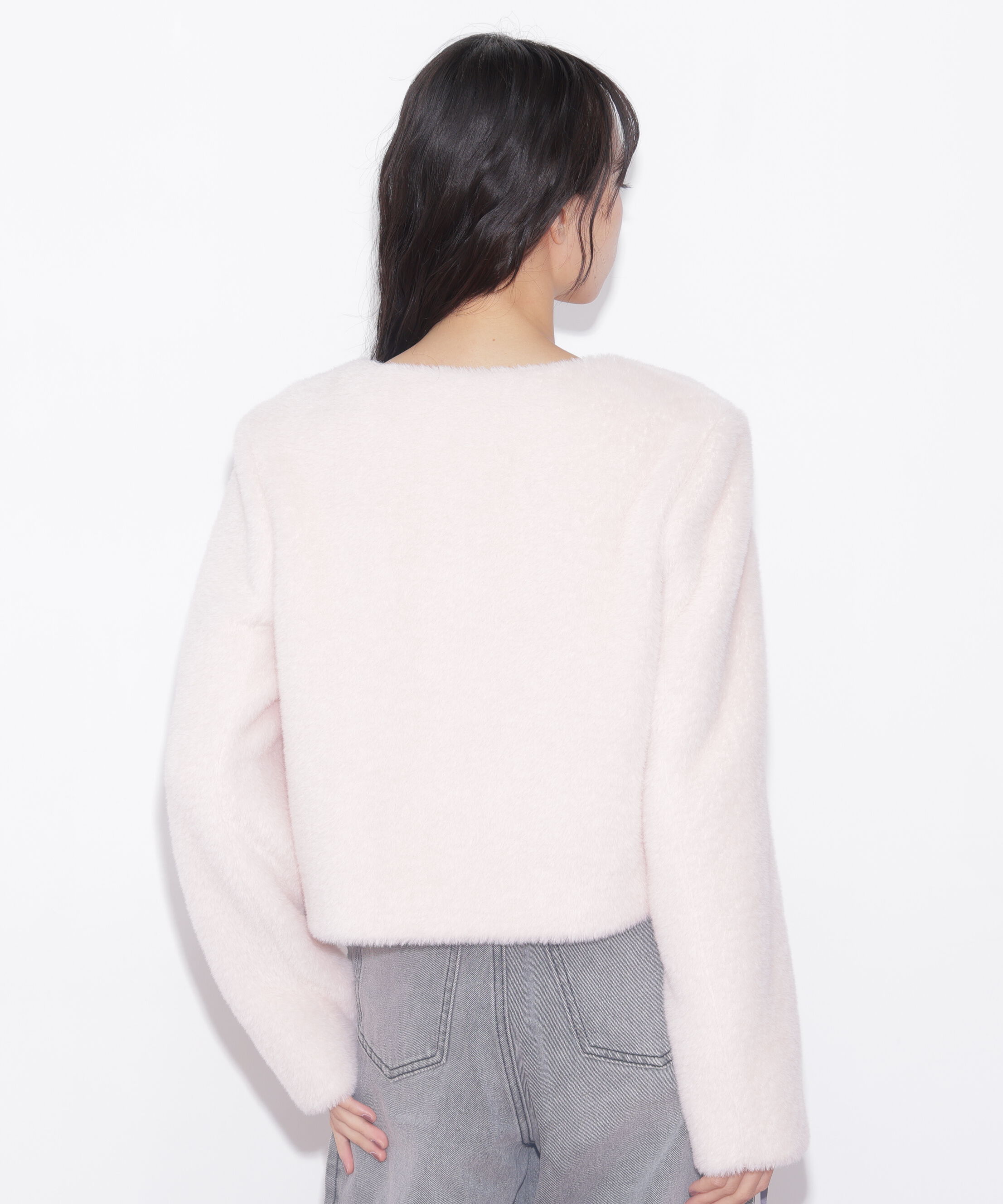  「フェイクファーノーカラージャケット 26AW」|その他|