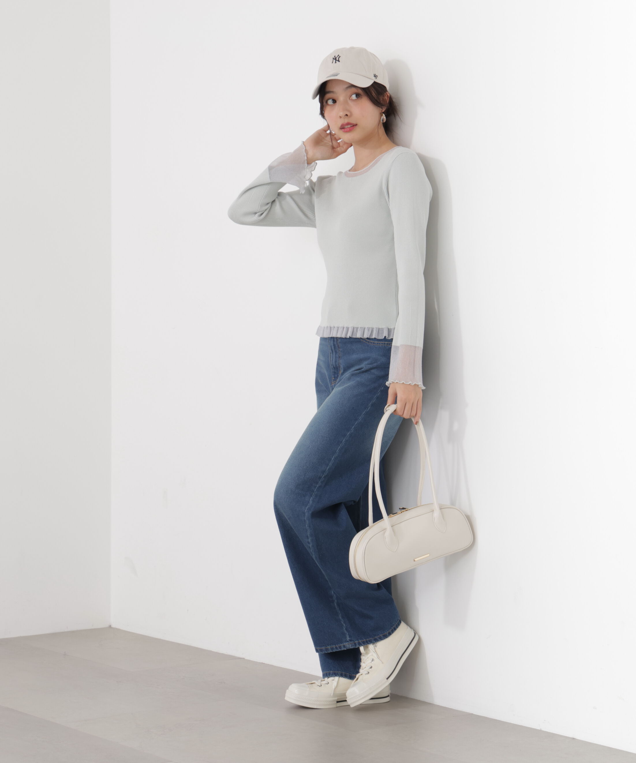 PROPORTION BODY DRESSING「〈a/mie〉ワイドデニムパンツ　26SS」|その他|