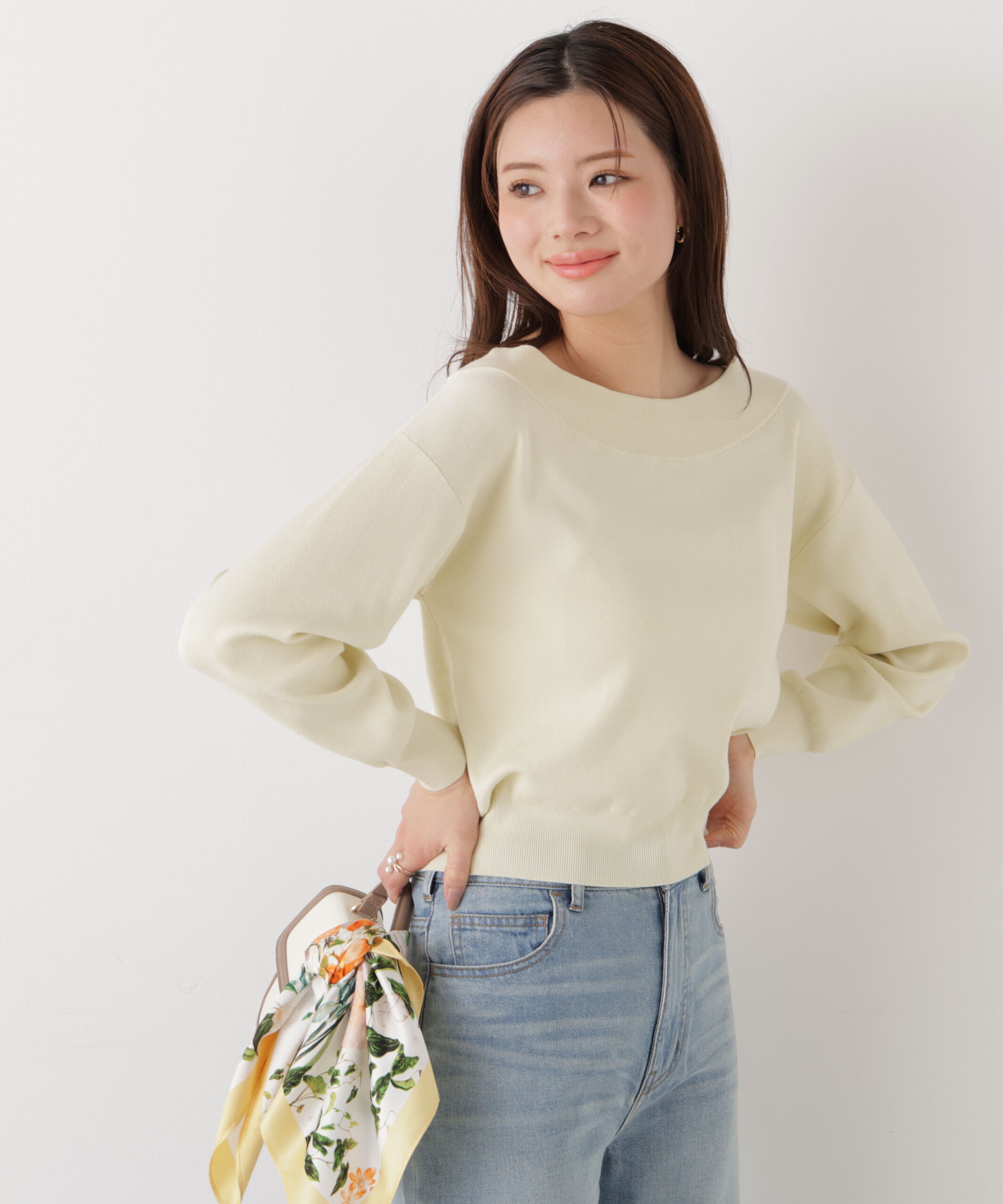 PROPORTION BODY DRESSING「2wayベーシックニット　　26SS」|ニット・セーター|