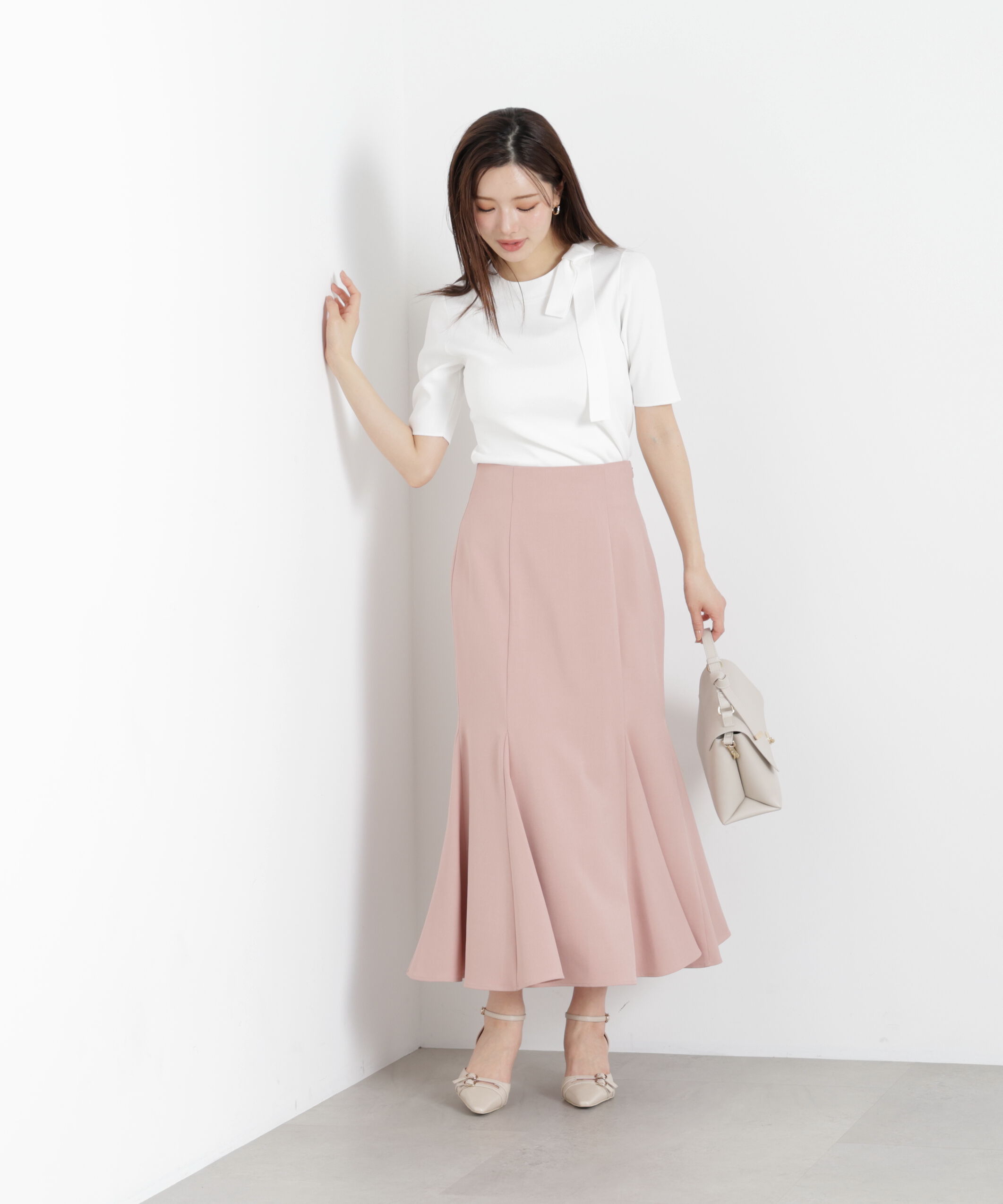 PROPORTION BODY DRESSING「＜ウォッシャブル＞ハイウエストマーメイドスカート　26SS」|スカート|