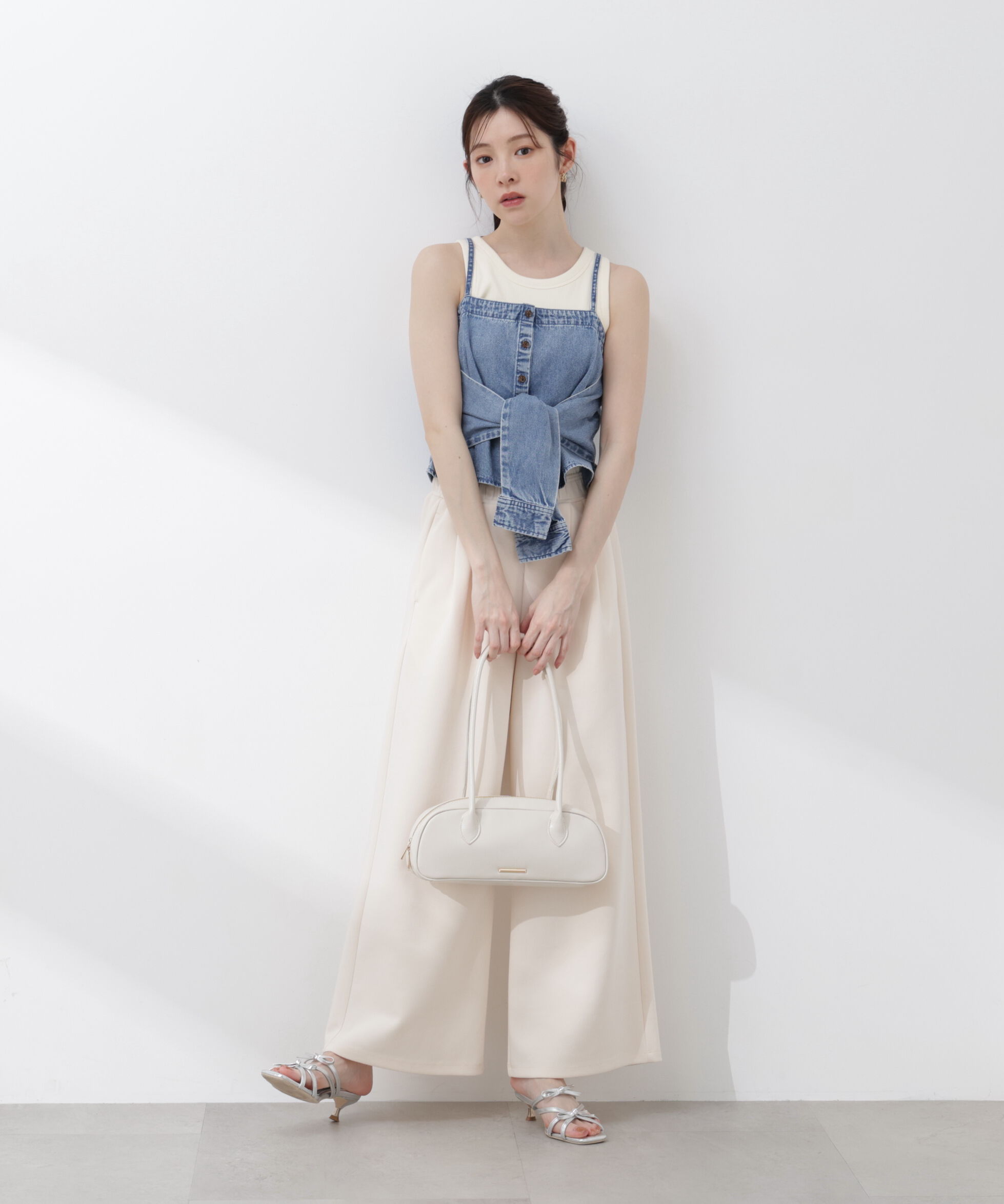 PROPORTION BODY DRESSING「〈a/mie〉シャツビスチェ 26SS」|シャツ・ブラウス|