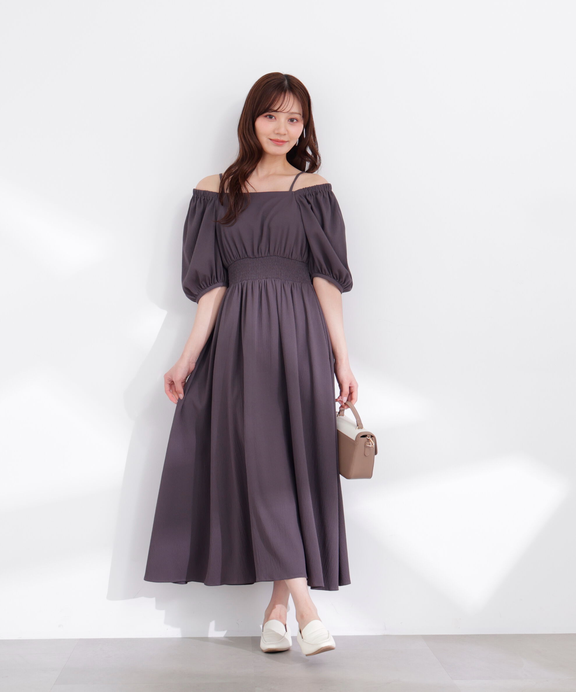 PROPORTION BODY DRESSING「2wayパフスリーブワンピース 26SS」|ワンピース|