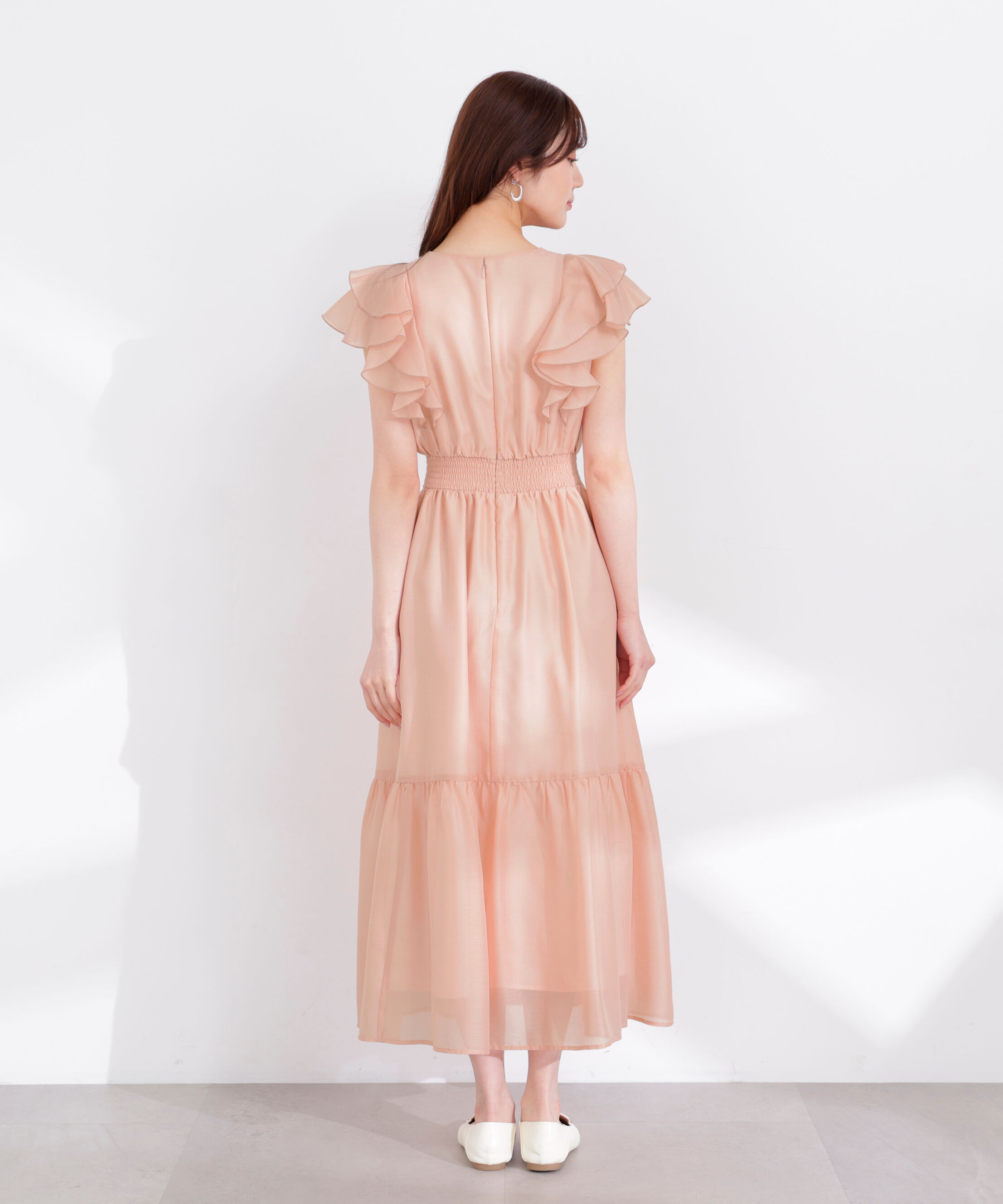 PROPORTION BODY DRESSING「ラッフルスリーブワンピース 26SS」|ワンピース|