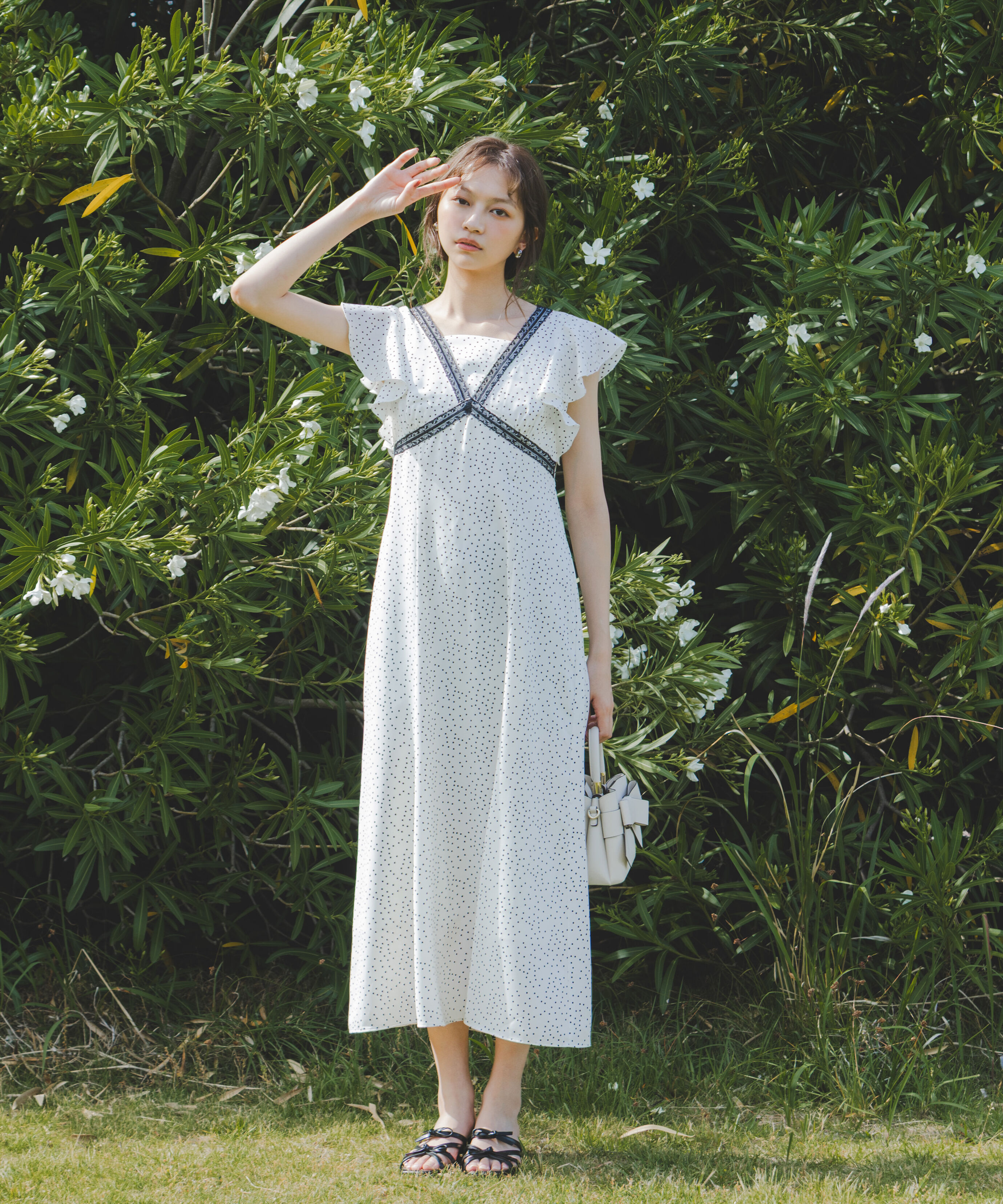 PROPORTION BODY DRESSING「レーストリムレディーワンピース 26AW」|ワンピース|