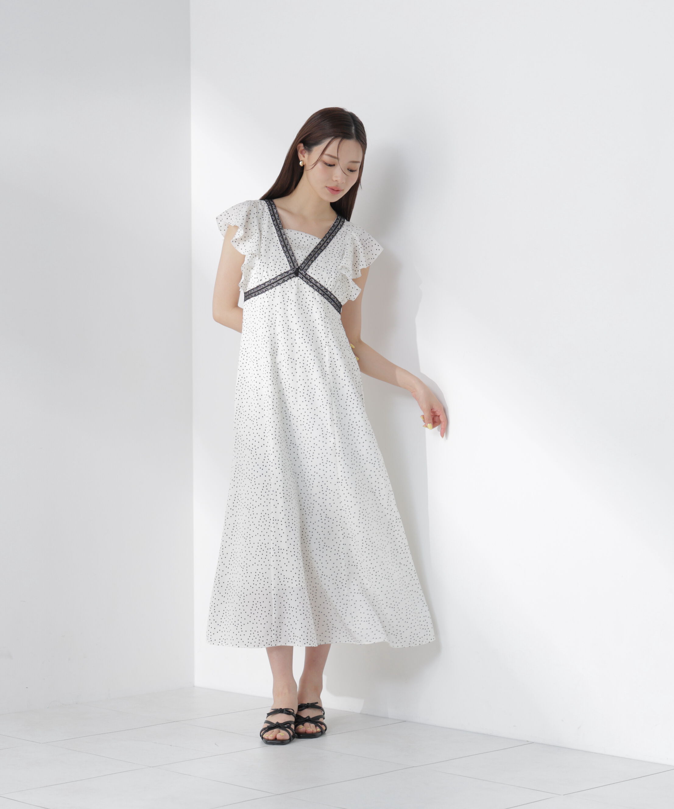 PROPORTION BODY DRESSING「レーストリムレディーワンピース 26AW」|ワンピース|