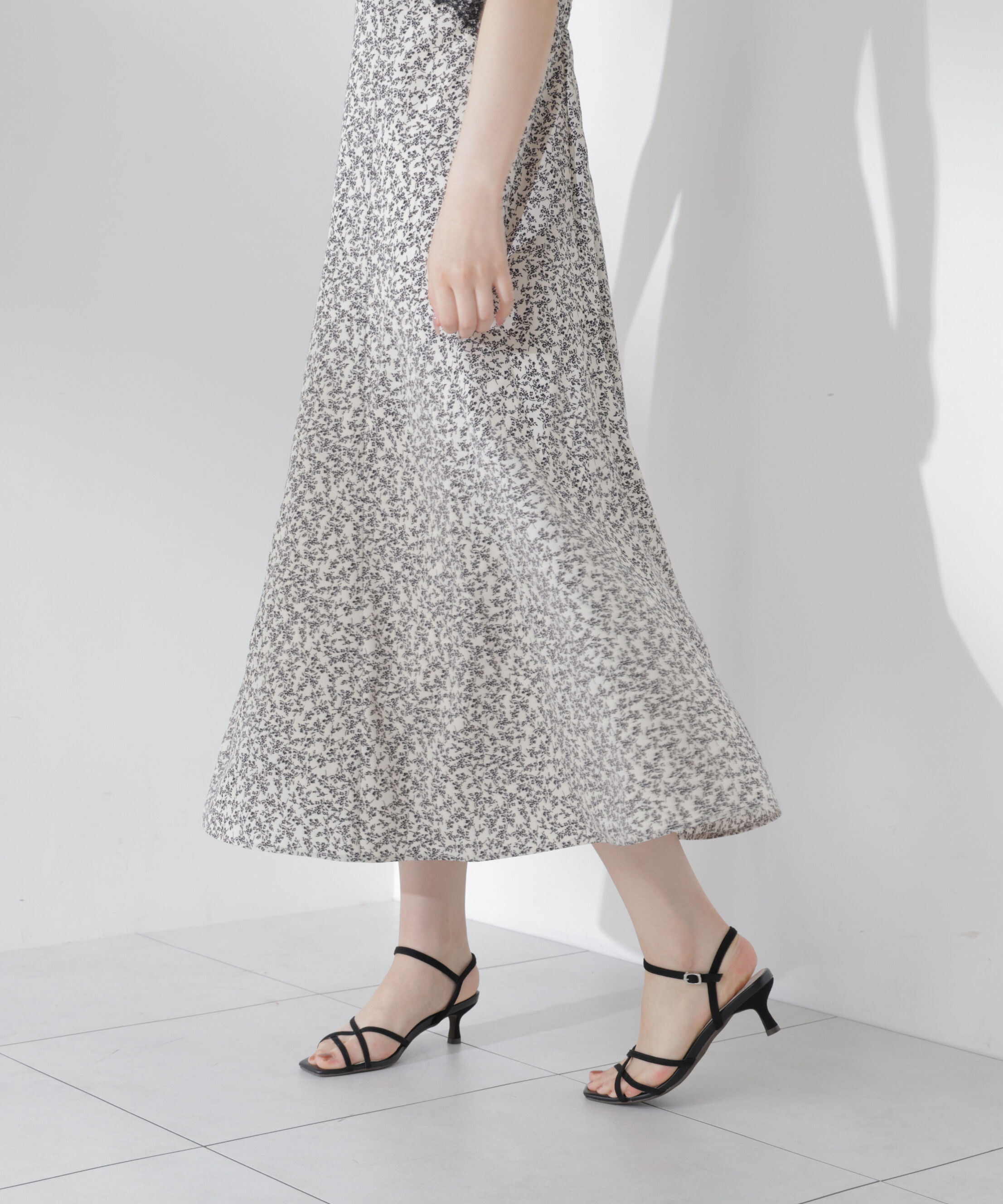 PROPORTION BODY DRESSING「レーストリム小花キャミワンピース 26AW」|ワンピース|