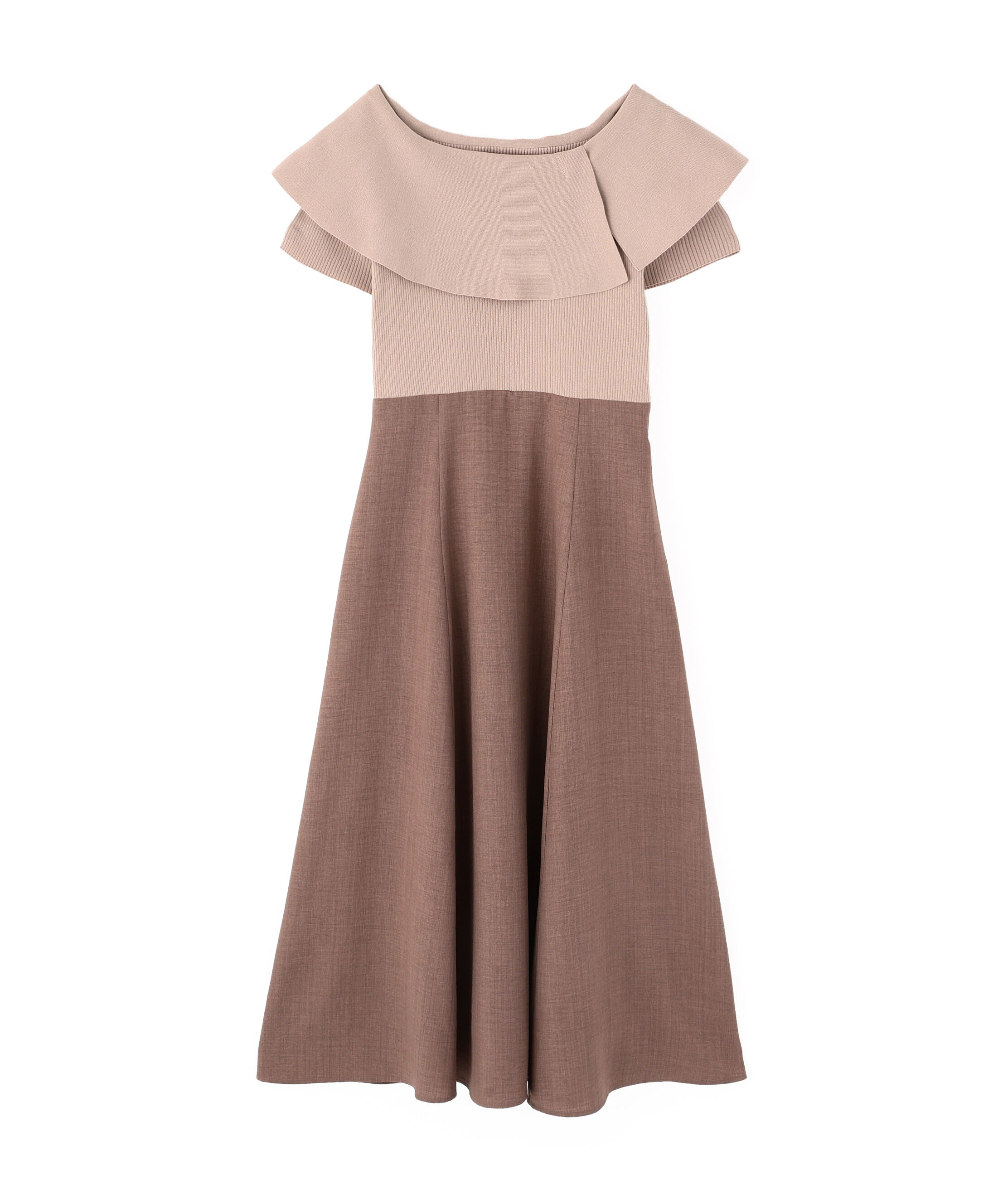 PROPORTION BODY DRESSING「ケープニットドッキングワンピース 26AW」|ワンピース|