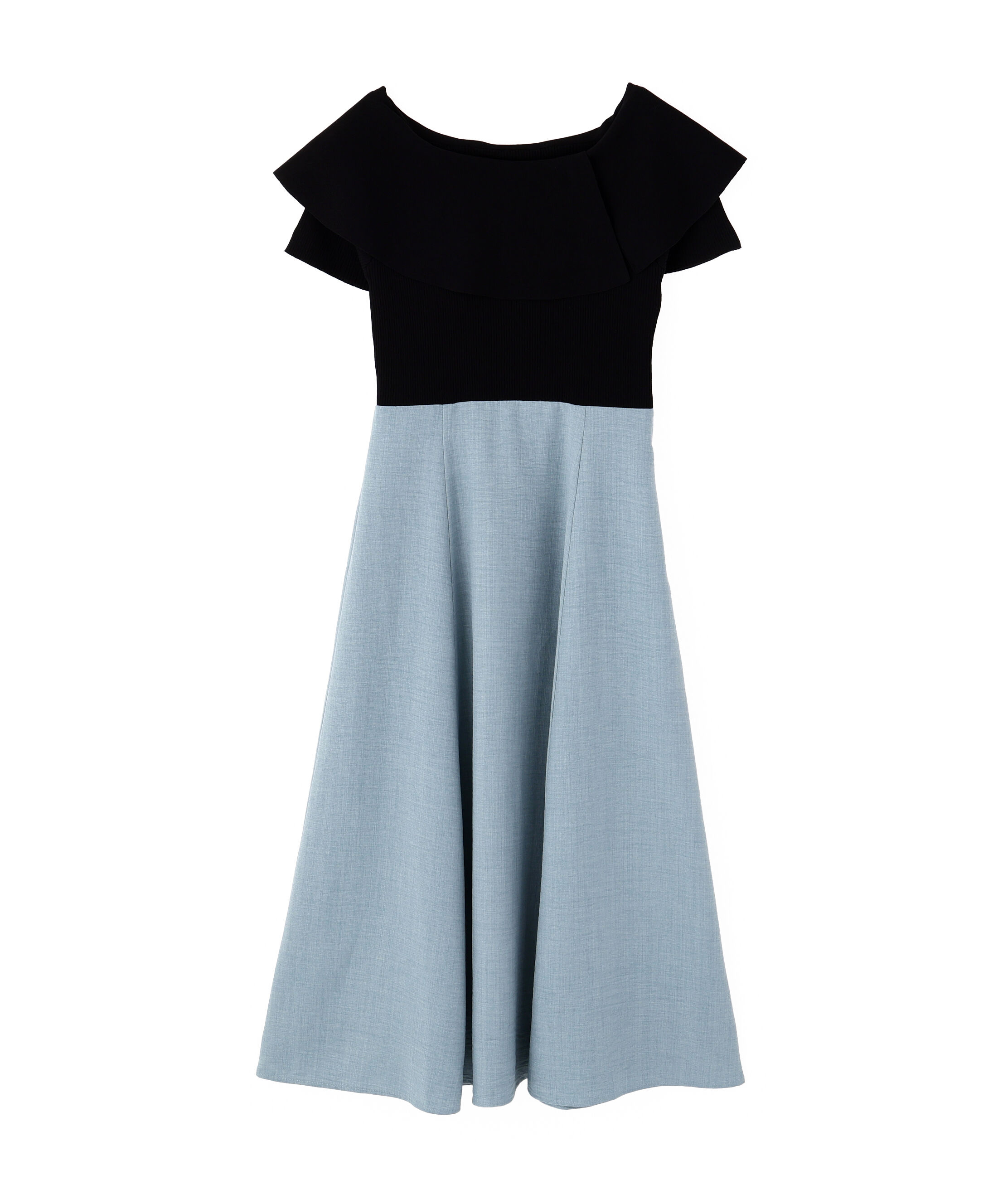 PROPORTION BODY DRESSING「ケープニットドッキングワンピース 26AW」|ワンピース|