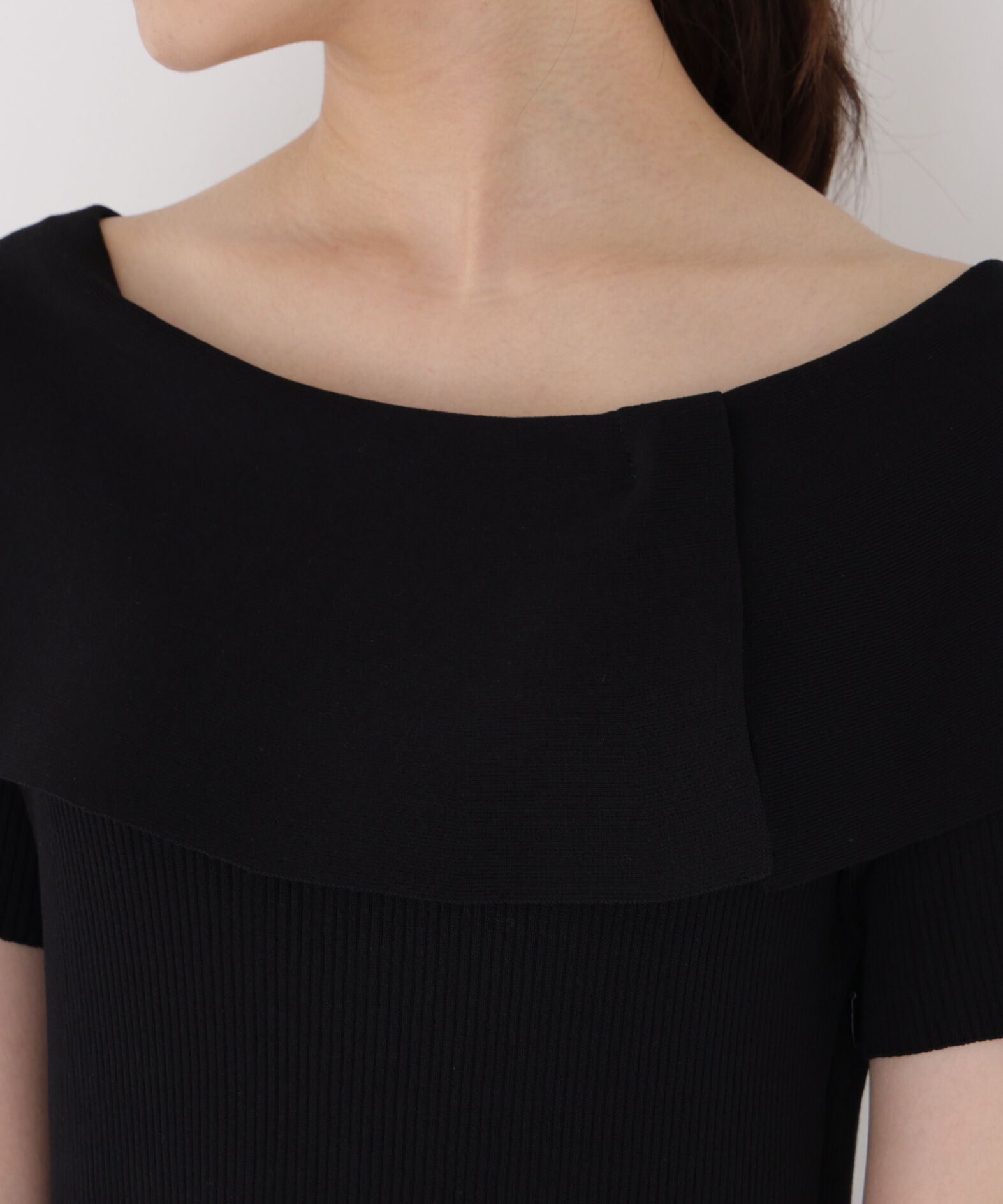 PROPORTION BODY DRESSING「ケープニットドッキングワンピース 26AW」|ワンピース|