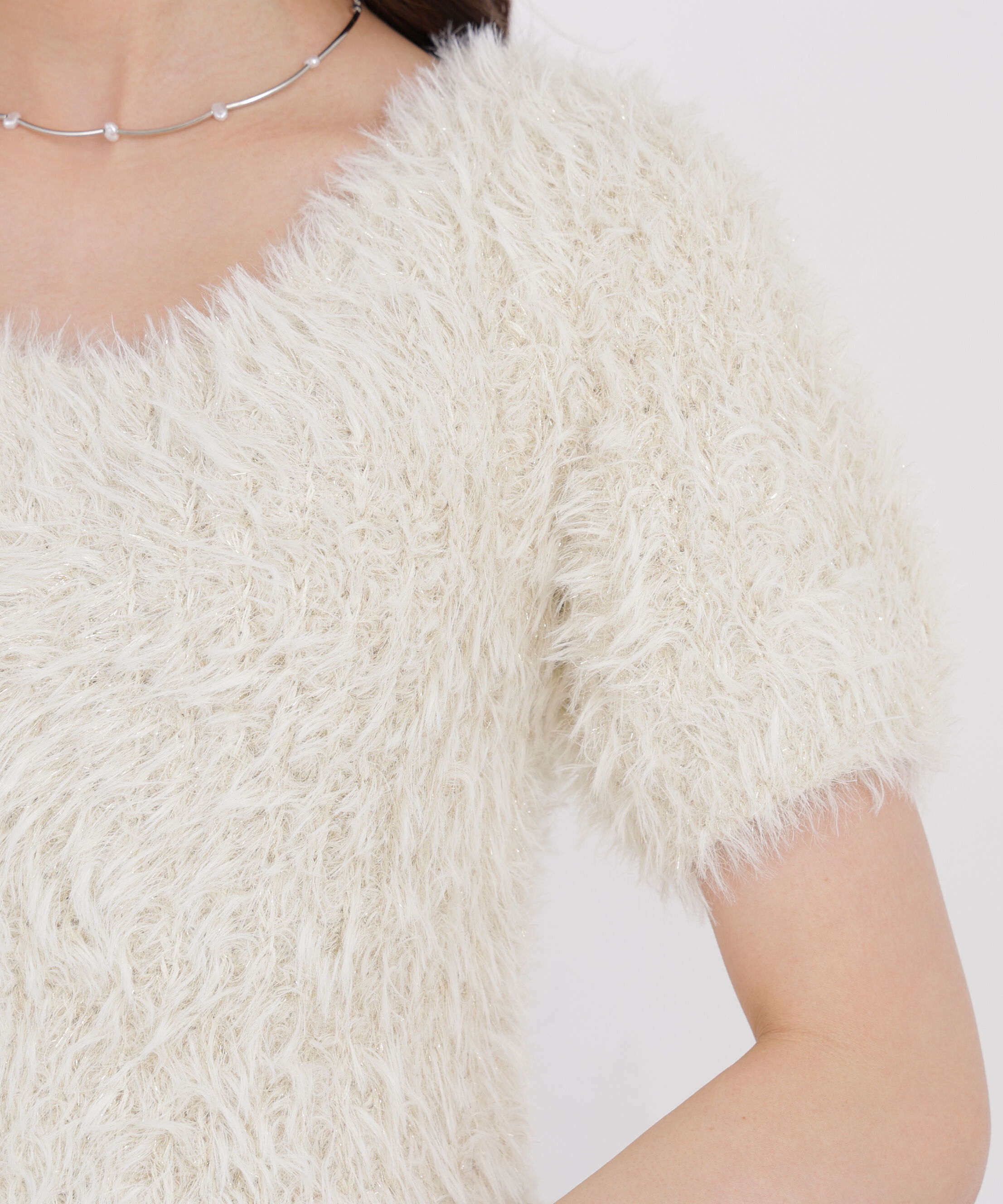 PROPORTION BODY DRESSING「ラメフェザーニット 26AW」|ニット・セーター|