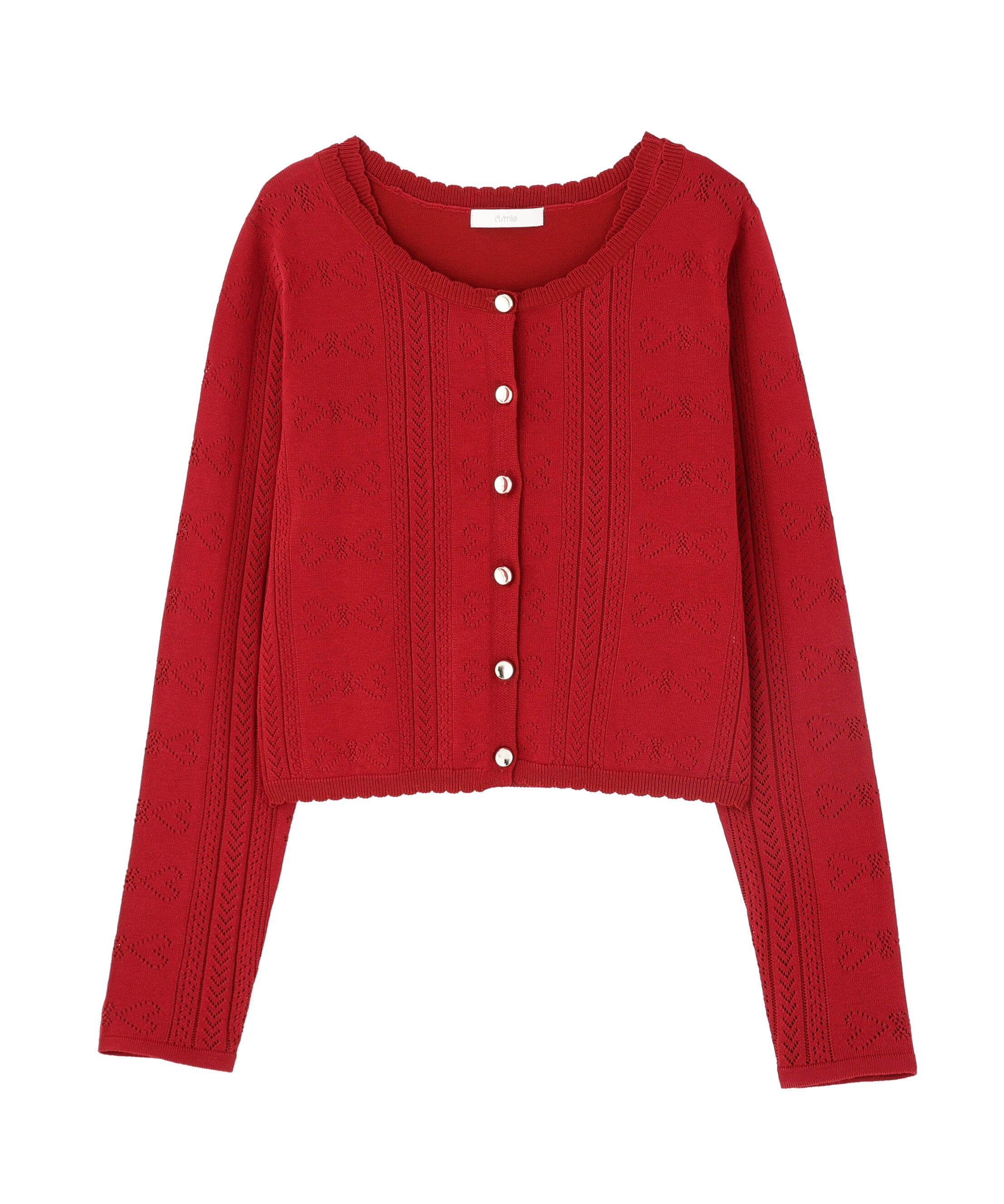 PROPORTION BODY DRESSING「＜a/mie＞パターンメッシュアンサンブルニット」|ニット・セーター|