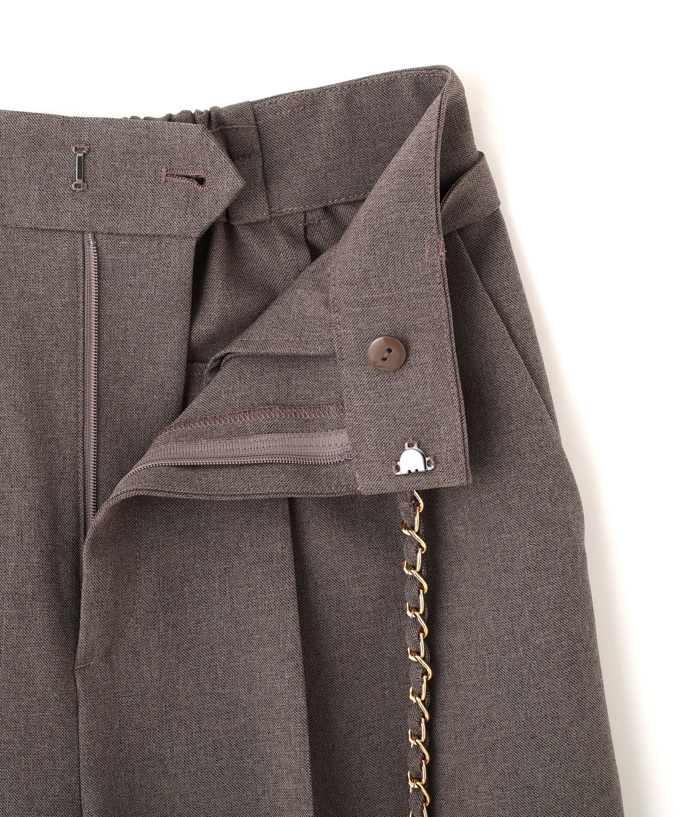 PROPORTION BODY DRESSING「＜加藤栞さん着用＞チェーンベルト付きワイドパンツ」|その他|