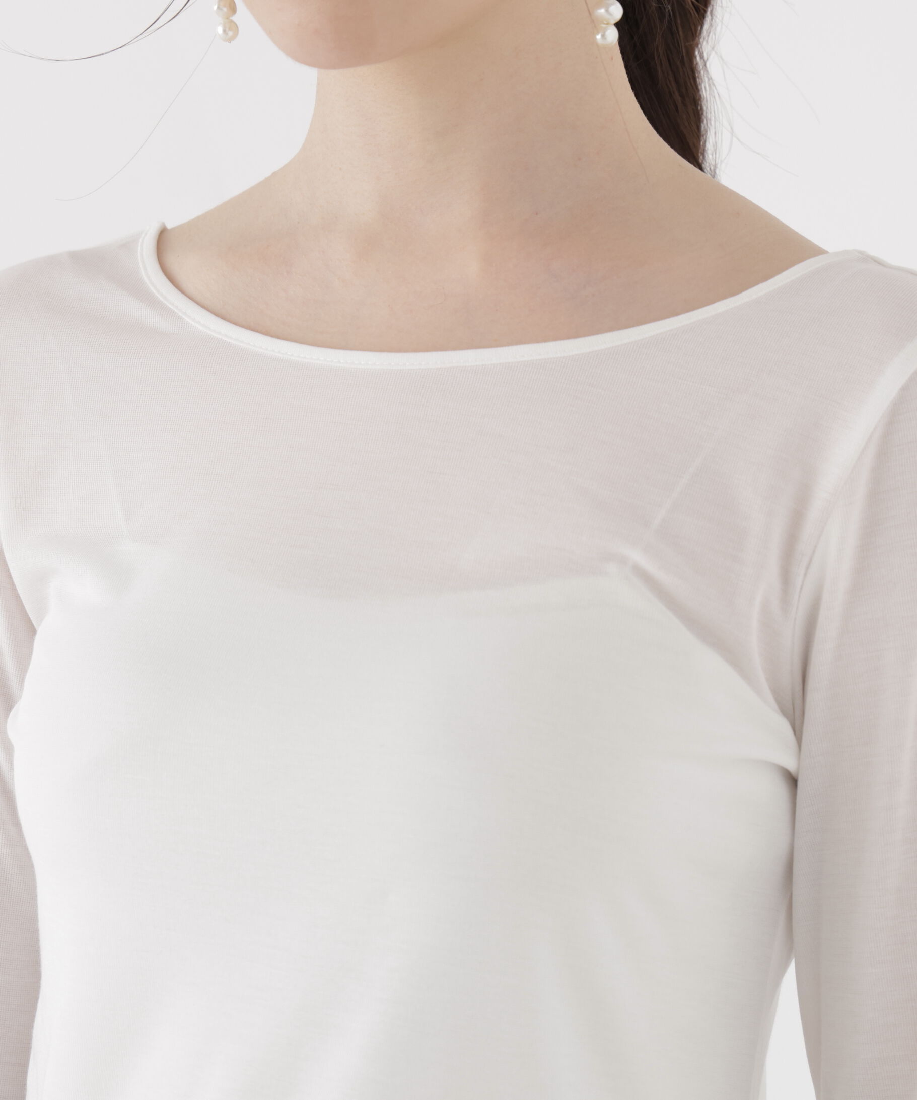 PROPORTION BODY DRESSING「＜a/mie＞前後2wayロングスリーブカットソー」|Tシャツ・カットソー|