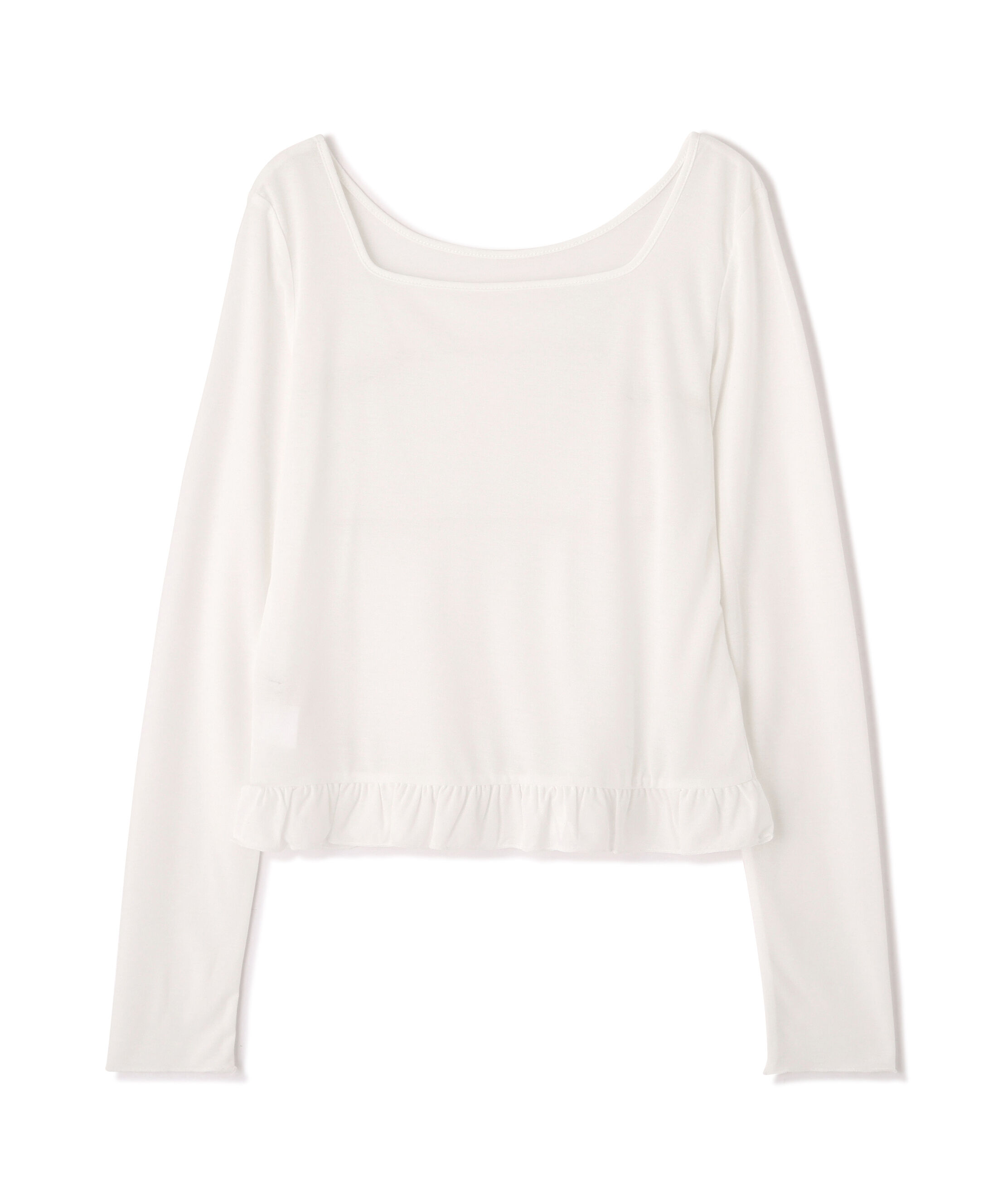 PROPORTION BODY DRESSING「＜a/mie＞前後2wayロングスリーブカットソー」|Tシャツ・カットソー|