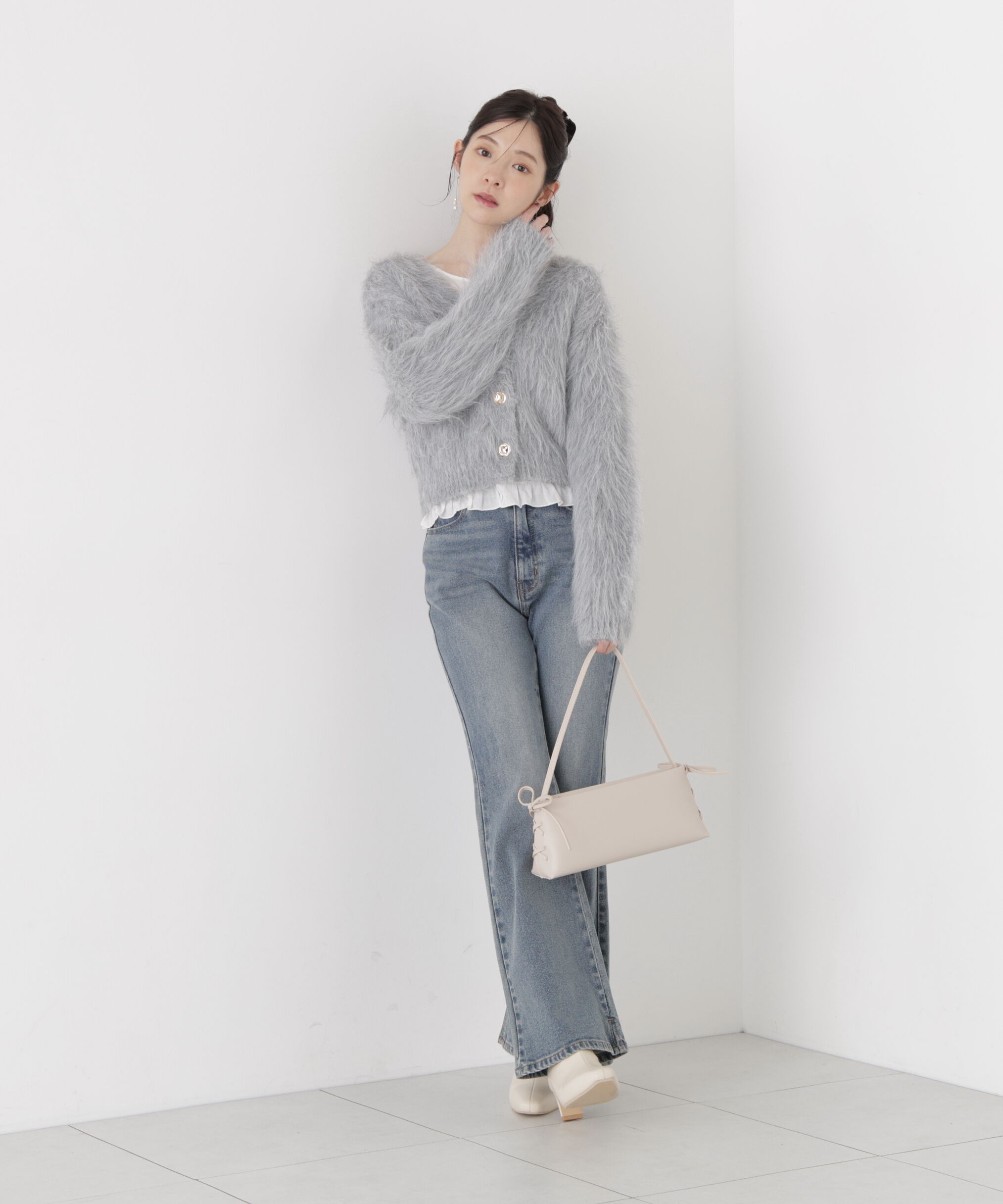 PROPORTION BODY DRESSING「＜a/mie＞前後2wayロングスリーブカットソー」|Tシャツ・カットソー|