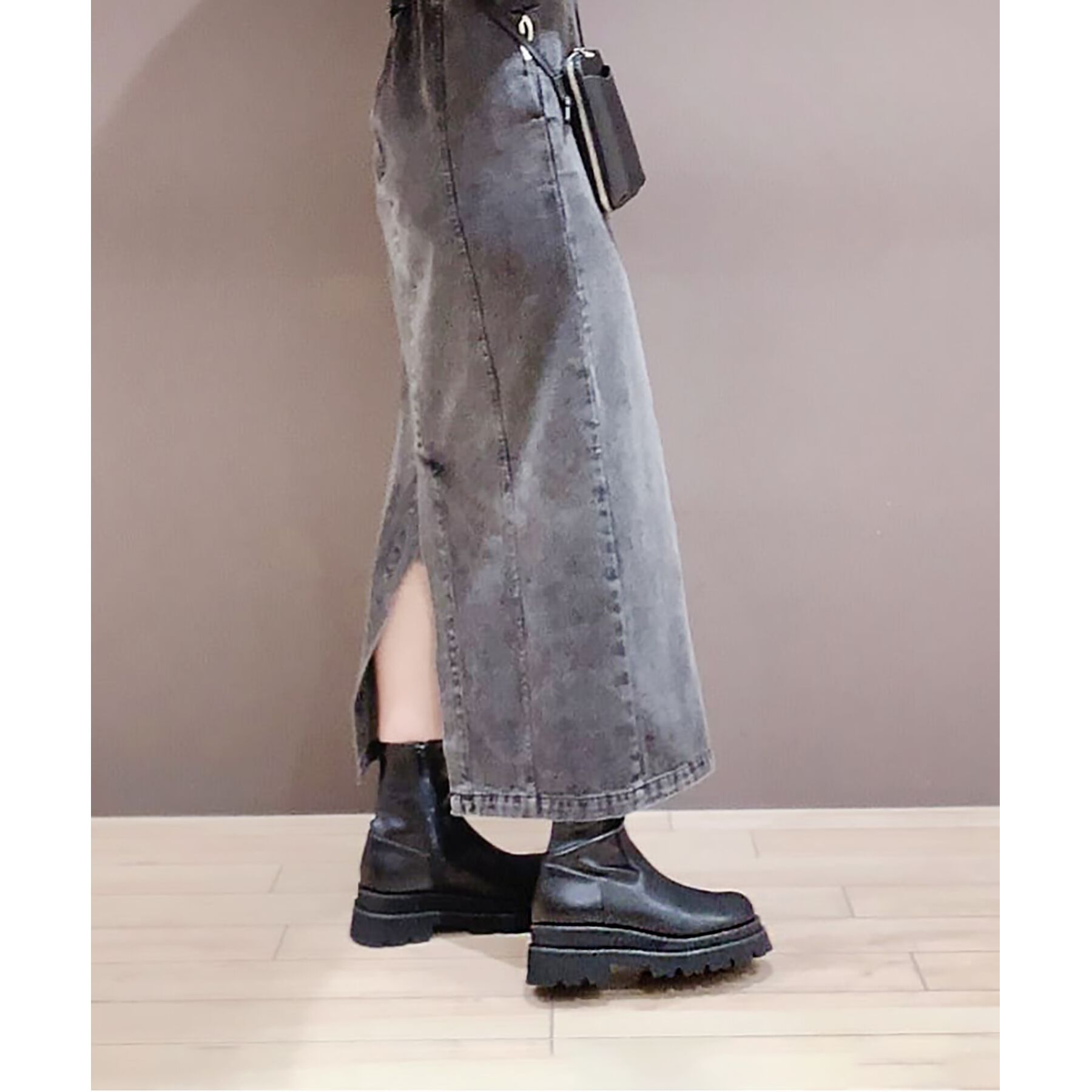 ESPERANZA「【レイン対応】厚底トラックソールショートブーツ」|ショートブーツ|