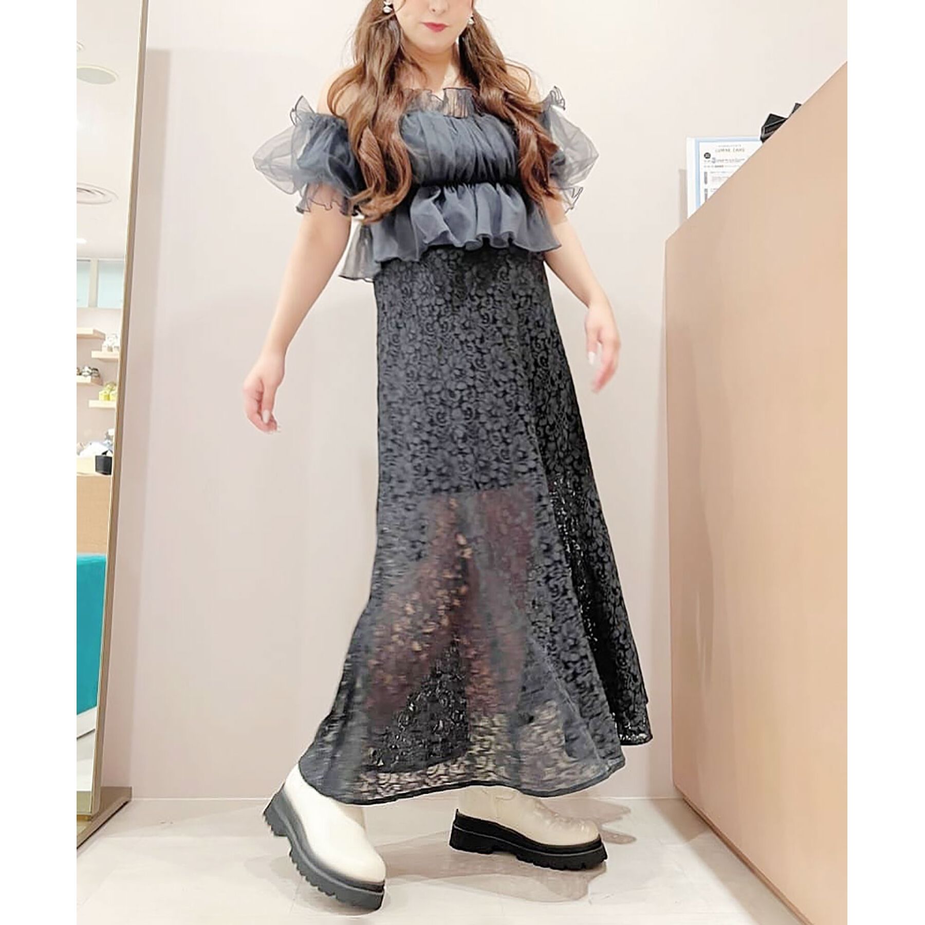 ESPERANZA「【レイン対応】厚底トラックソールショートブーツ」|ショートブーツ|