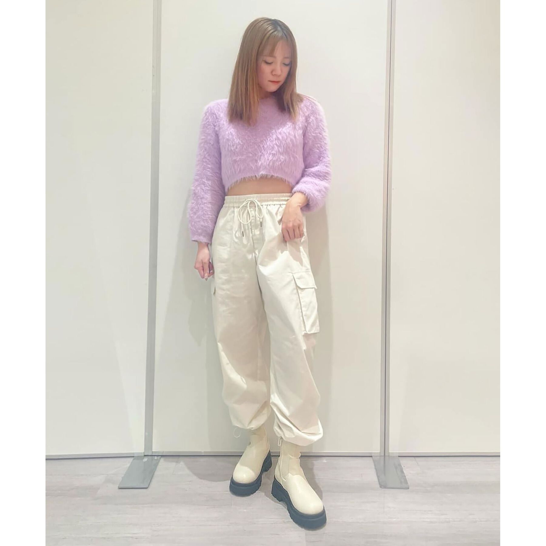ESPERANZA「【レイン対応】厚底トラックソールショートブーツ」|ショートブーツ|