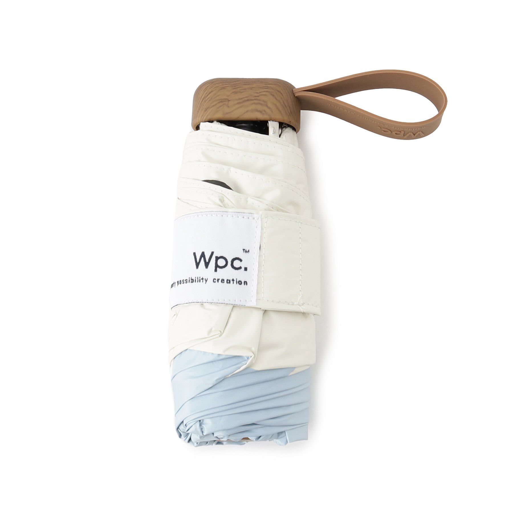 Ober Tashe「【Wpc．】遮光 遮光率・UVカット率100％ レイン 日傘 折りたたみ傘 完全遮光 切り継ぎタイニー ミニ」|傘|