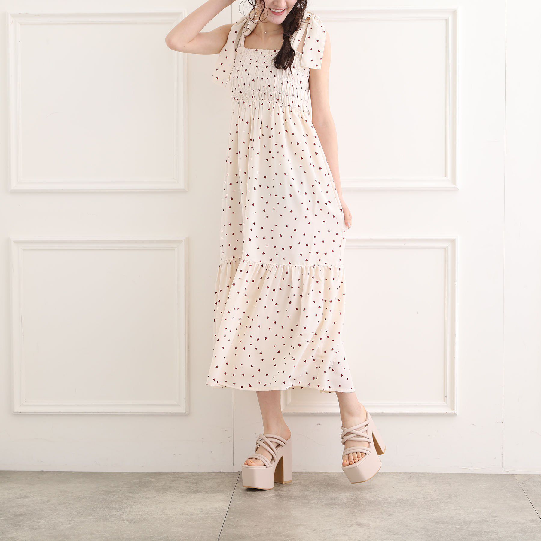 ESPERANZA「【アゲ盛り】厚底チューブミュール」|サンダル|