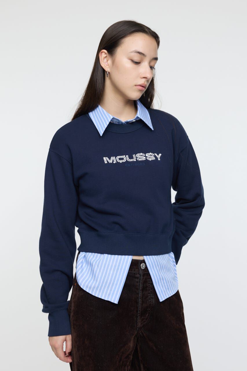 MOUSSY「LITTLE POPS LOGO プルオーバー」|パーカー|